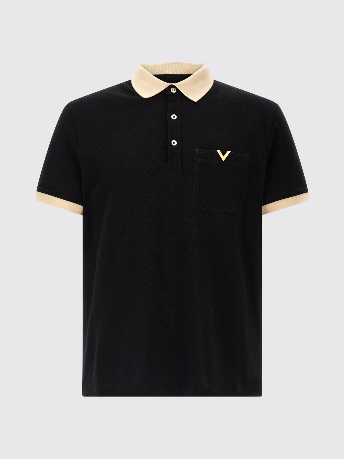 Valentino Valentino Polo Shirt Men Black Size US XL / EU 56 / 4 - 2 Thumbnail