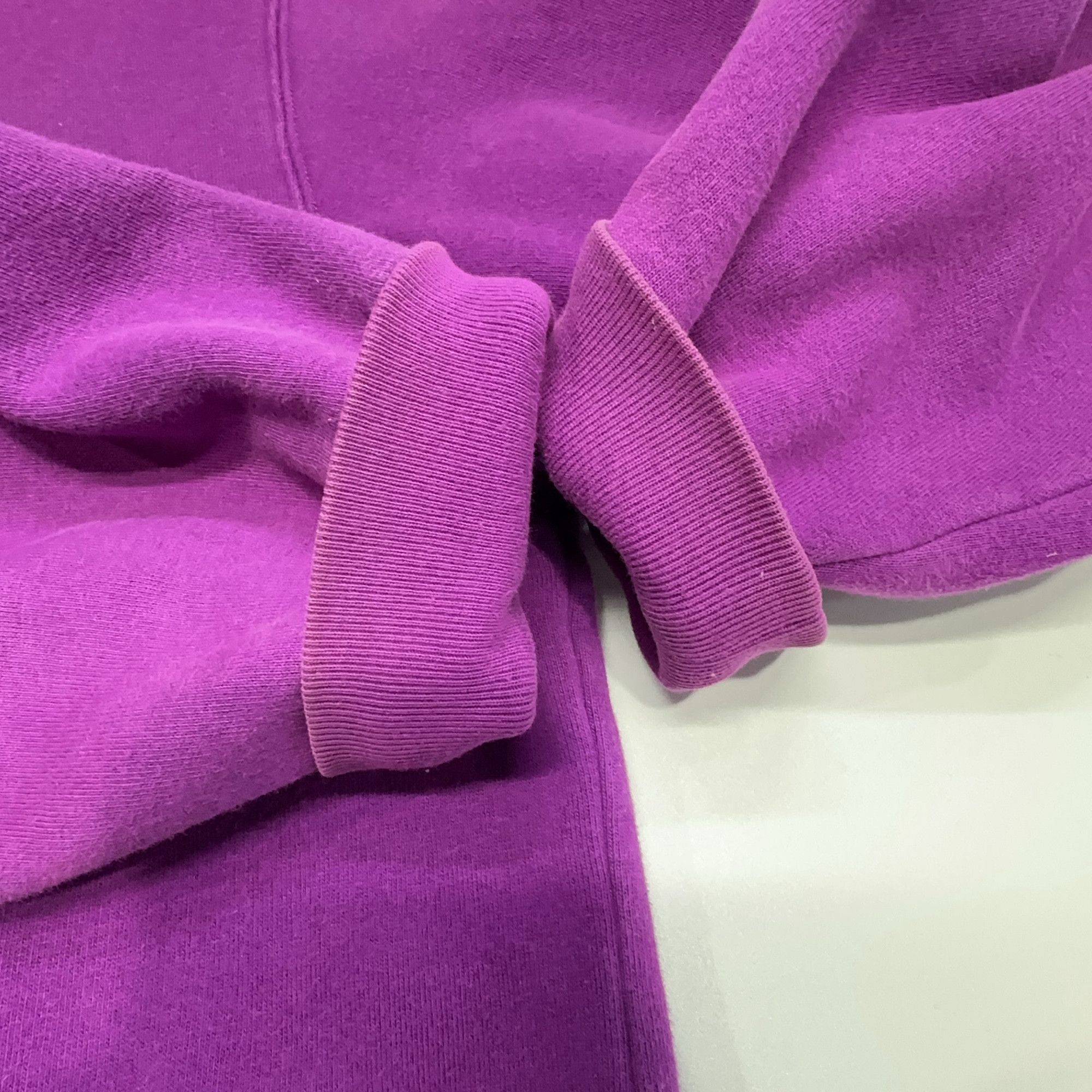 Balenciaga Balenciaga Back Logo Hoodie Purple XS Size US XS / EU 42 / 0 - 12 Thumbnail