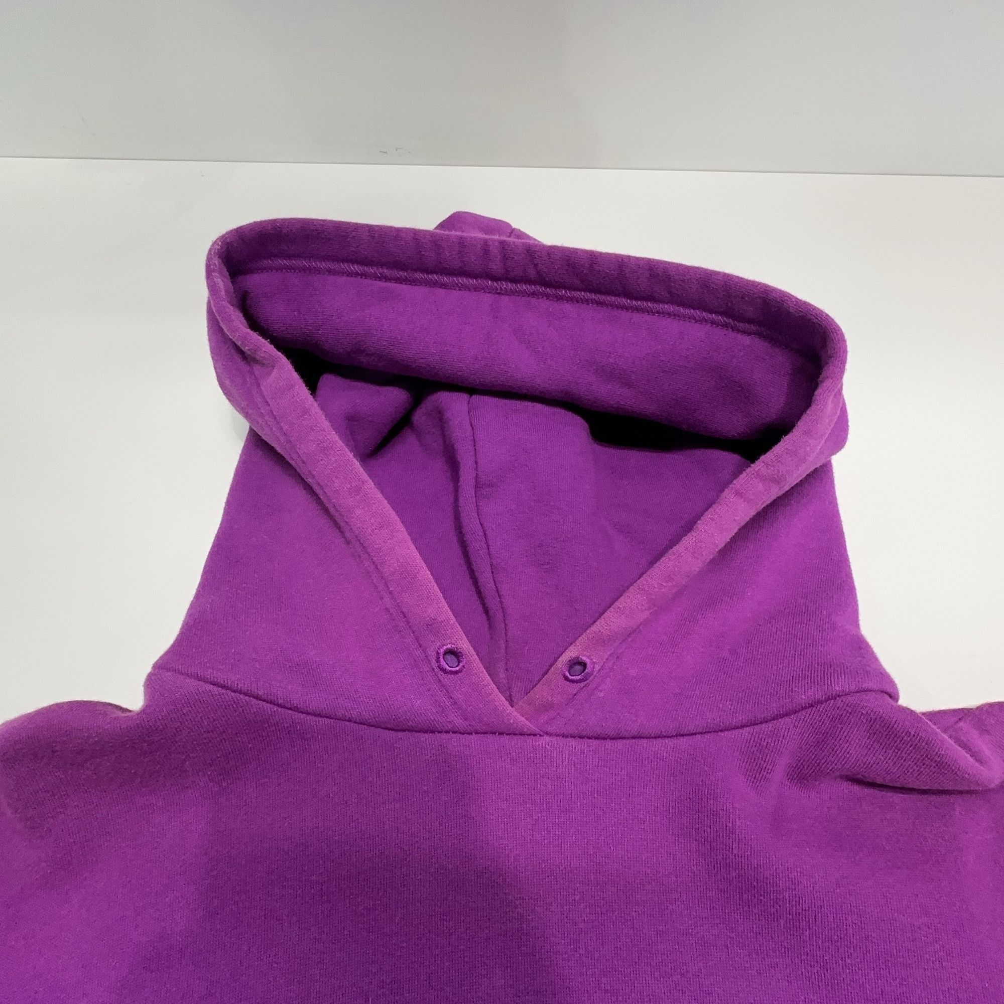 Balenciaga Balenciaga Back Logo Hoodie Purple XS Size US XS / EU 42 / 0 - 8 Thumbnail