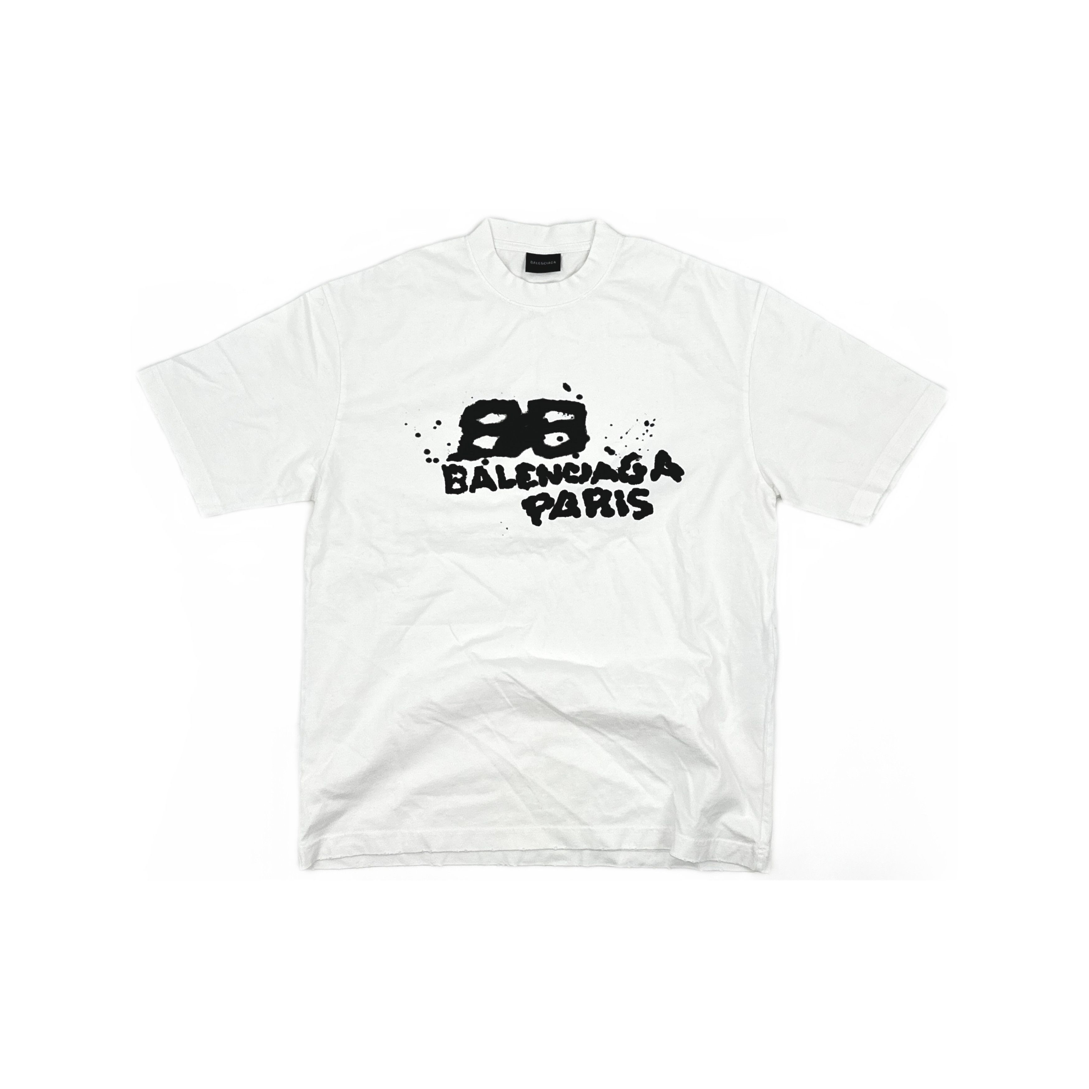 Balenciaga Balenciaga Logo Print T-Shirt XS Size US XS / EU 42 / 0 - 2 Thumbnail
