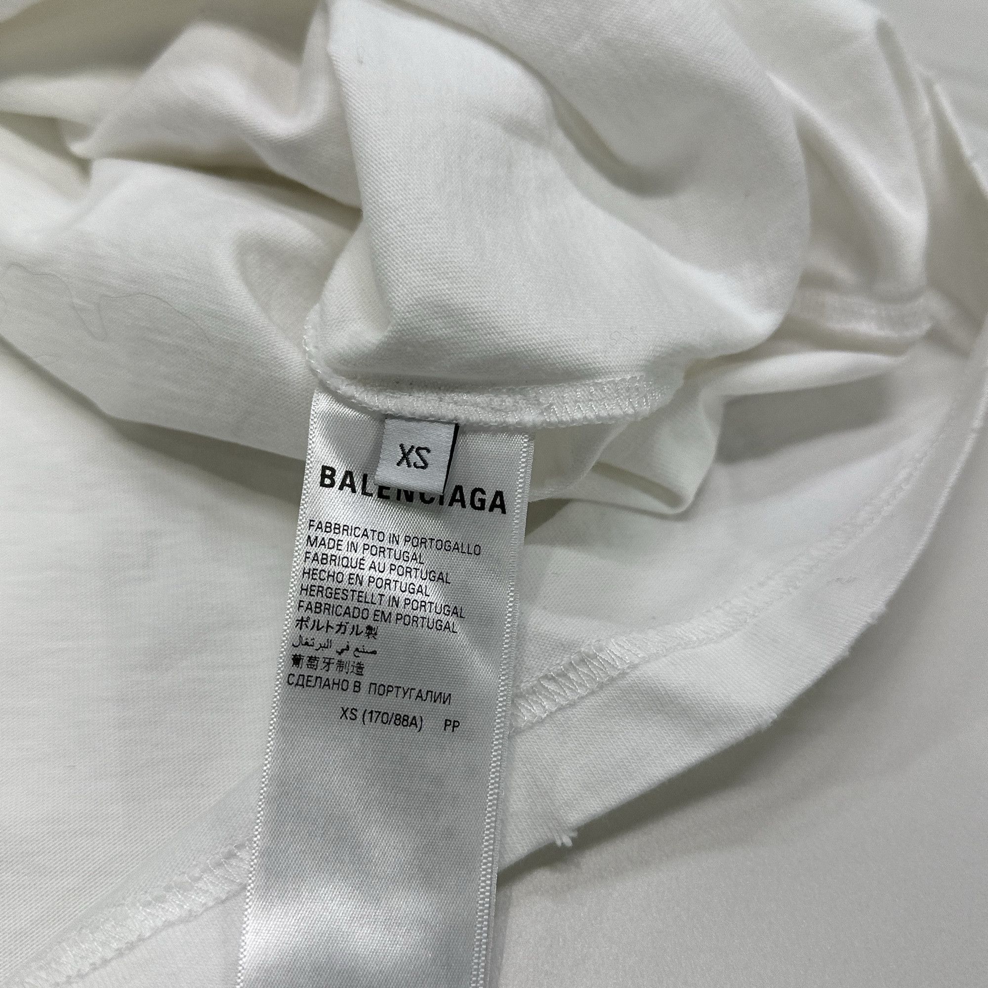 Balenciaga Balenciaga Logo Print T-Shirt XS Size US XS / EU 42 / 0 - 5 Thumbnail