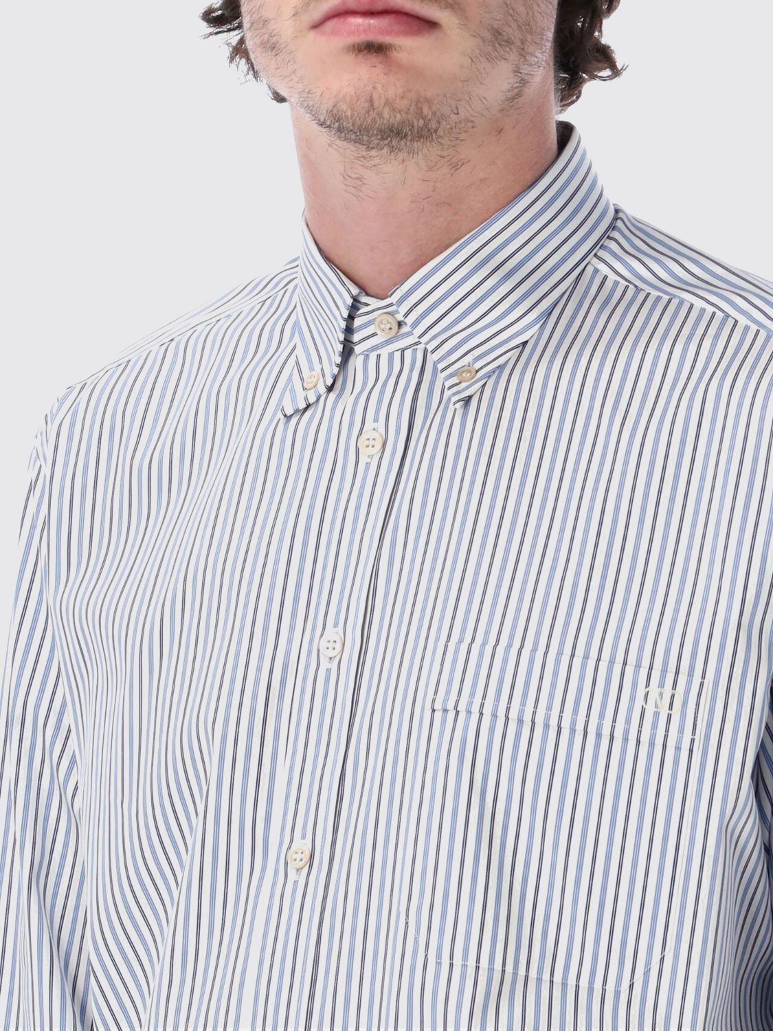 Valentino Valentino Shirt Men Ivory Size US XXS / EU 40 - 3 Thumbnail