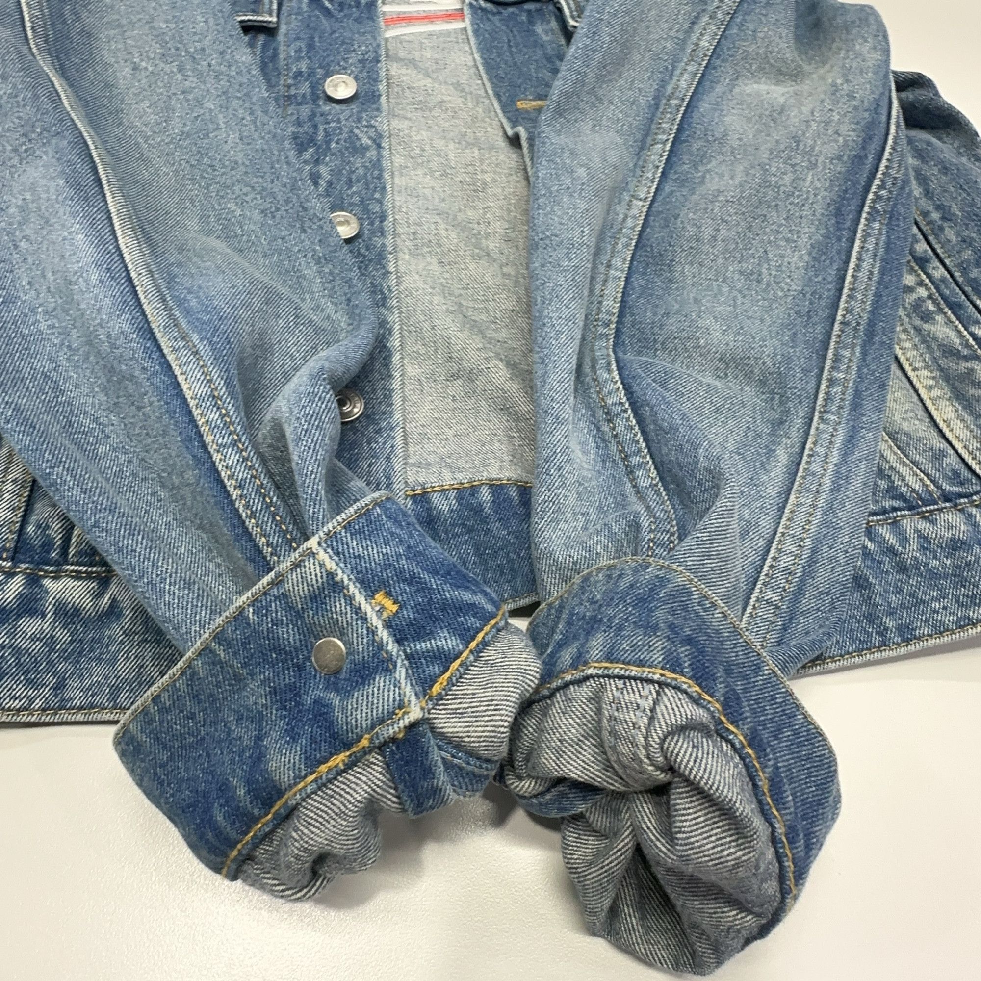 Balenciaga Balenciaga Logo Embroidered Denim Jacket 48 Size US M / EU 48-50 / 2 - 9 Thumbnail