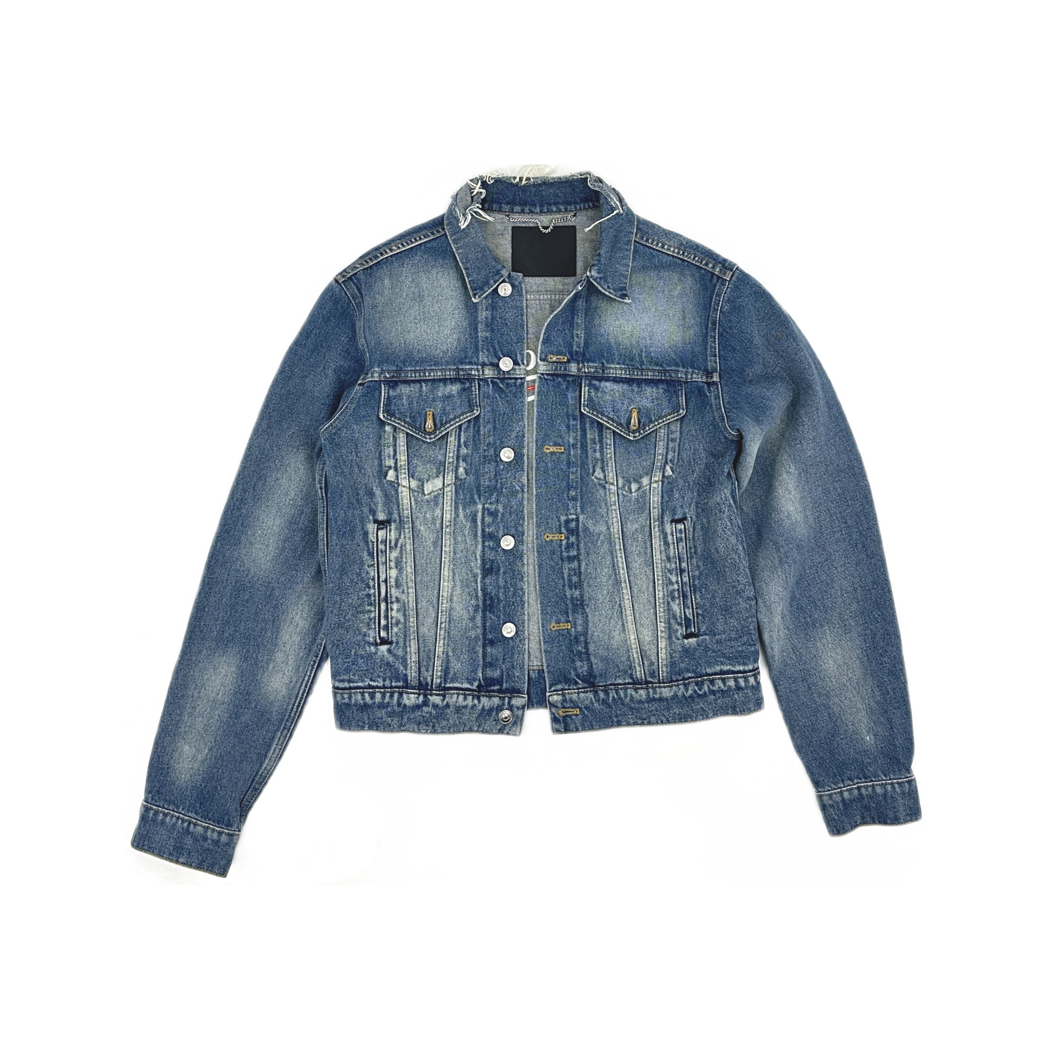 Balenciaga Balenciaga Logo Embroidered Denim Jacket 48 Size US M / EU 48-50 / 2 - 2 Thumbnail