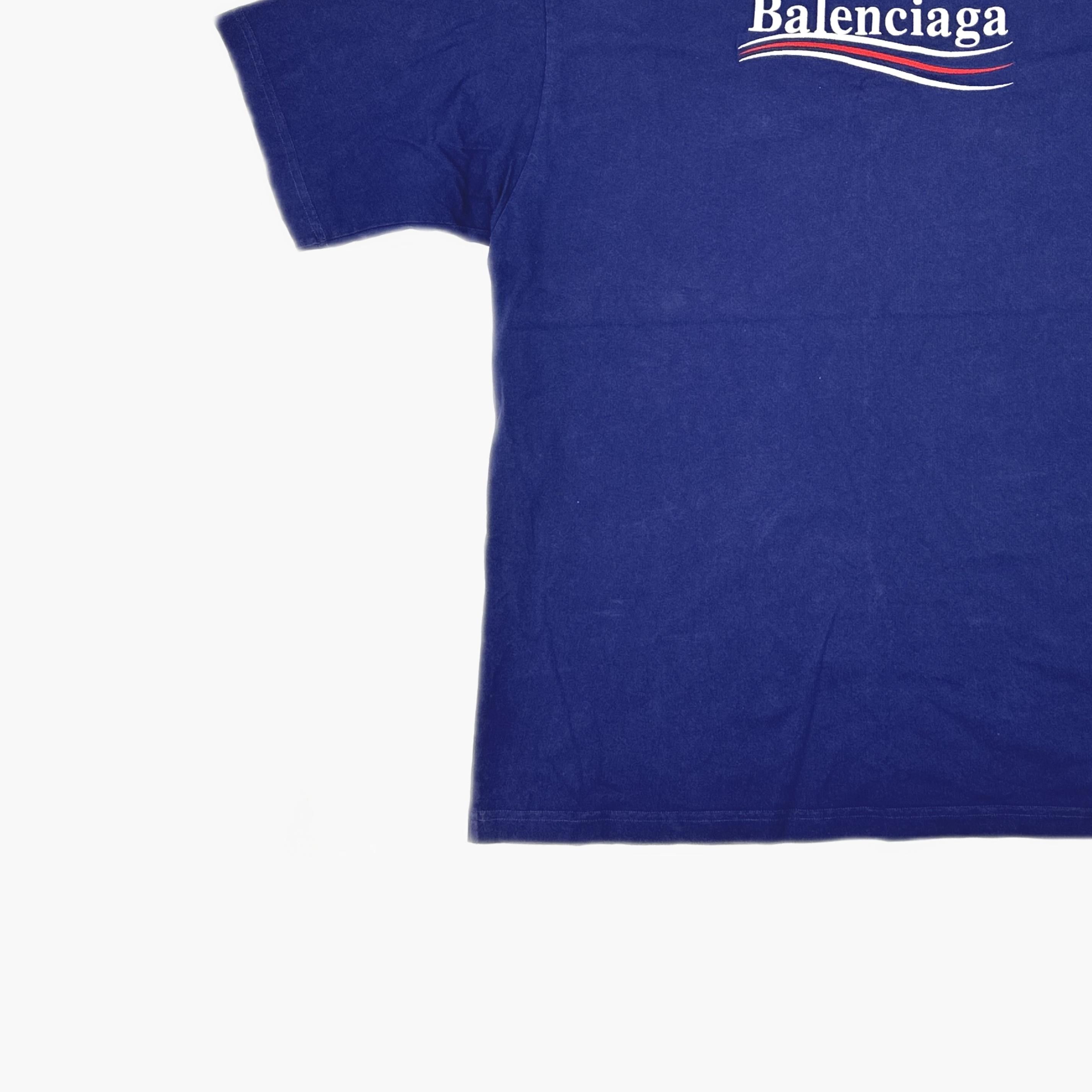 Balenciaga Balenciaga Political Campaign Logo T-Shirt L Size US L / EU 52-54 / 3 - 5 Thumbnail