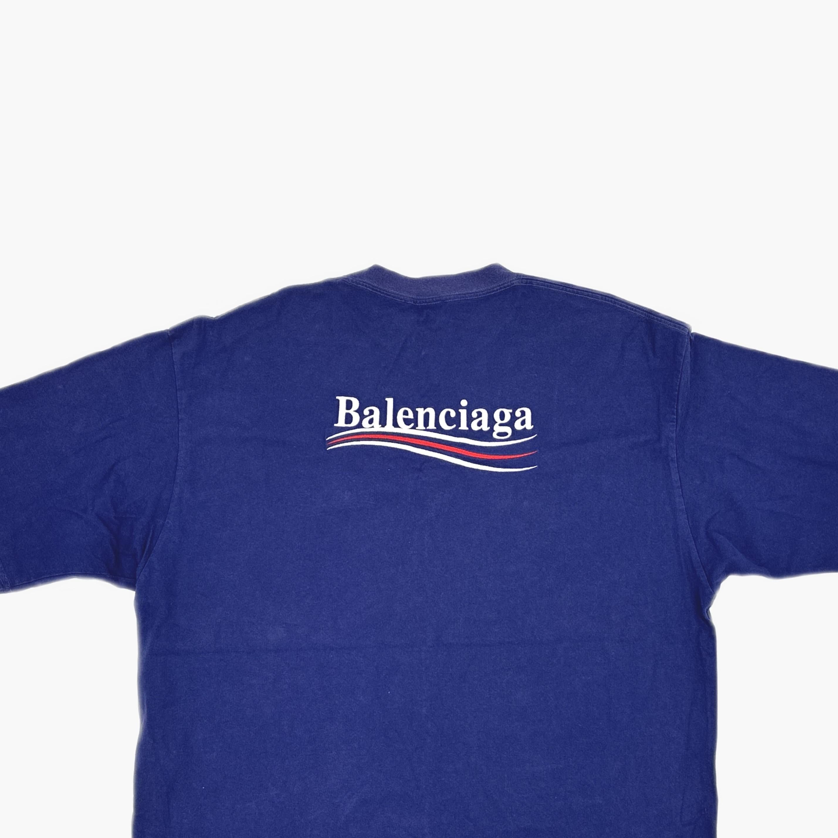 Balenciaga Balenciaga Political Campaign Logo T-Shirt L Size US L / EU 52-54 / 3 - 4 Thumbnail
