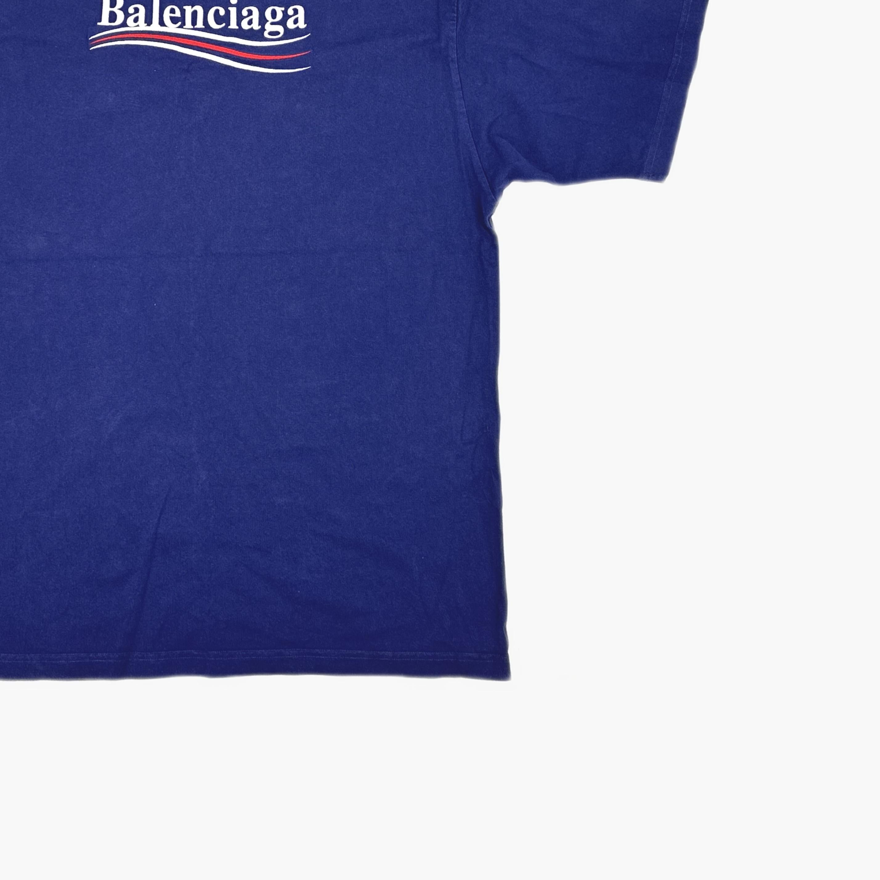 Balenciaga Balenciaga Political Campaign Logo T-Shirt L Size US L / EU 52-54 / 3 - 6 Thumbnail