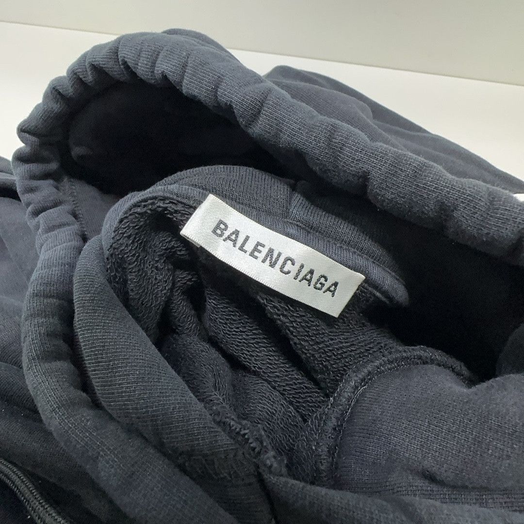 Balenciaga Balenciaga Back Logo Hoodie Size XS Size XS / US 0-2 / IT 36-38 - 4 Thumbnail