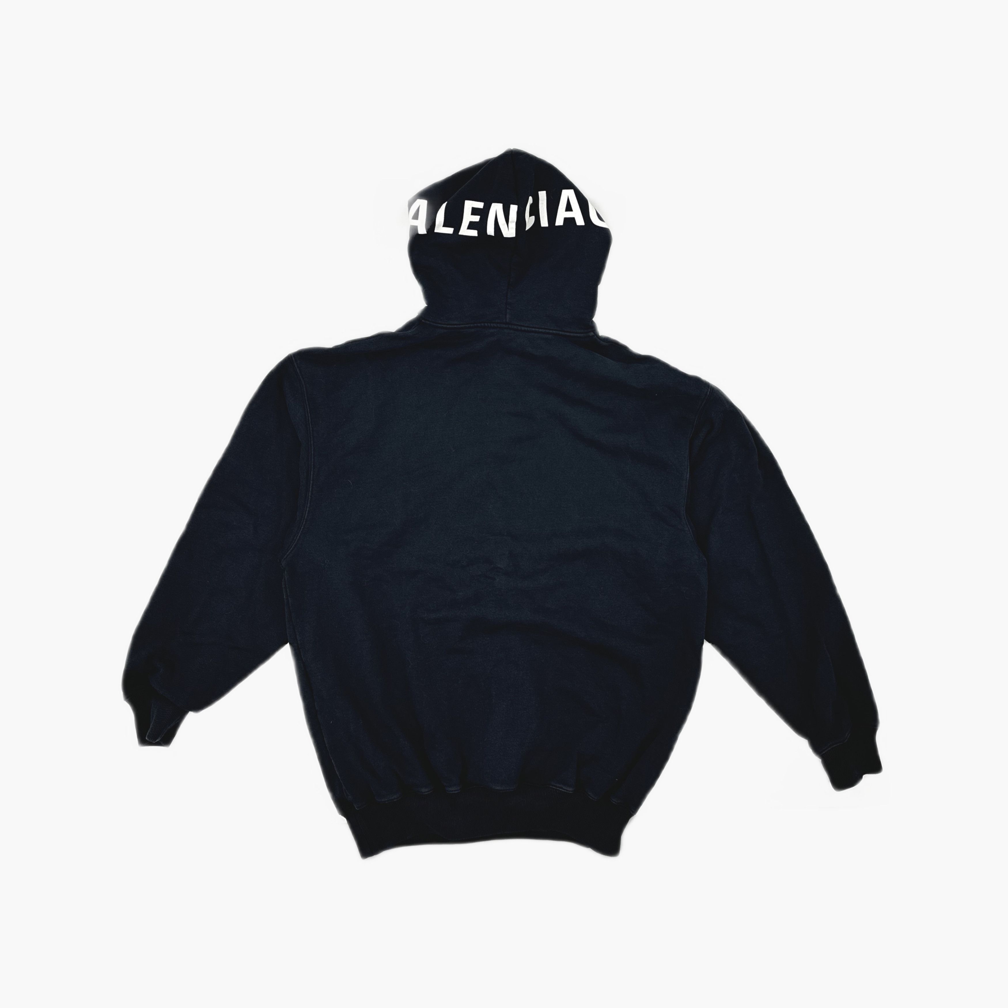 Balenciaga Balenciaga Back Logo Hoodie Size XS Size XS / US 0-2 / IT 36-38 - 3 Thumbnail