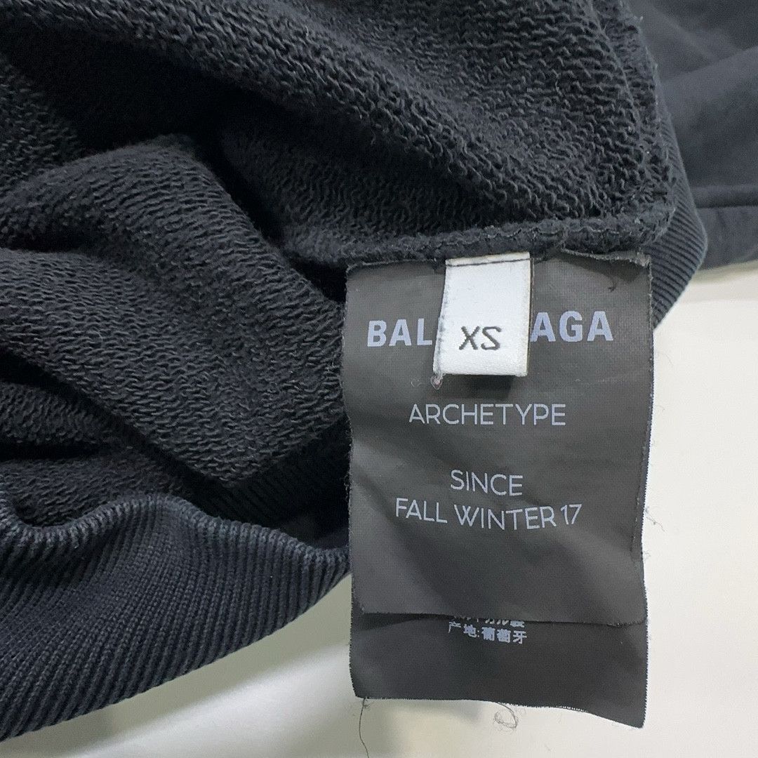 Balenciaga Balenciaga Back Logo Hoodie Size XS Size XS / US 0-2 / IT 36-38 - 5 Thumbnail