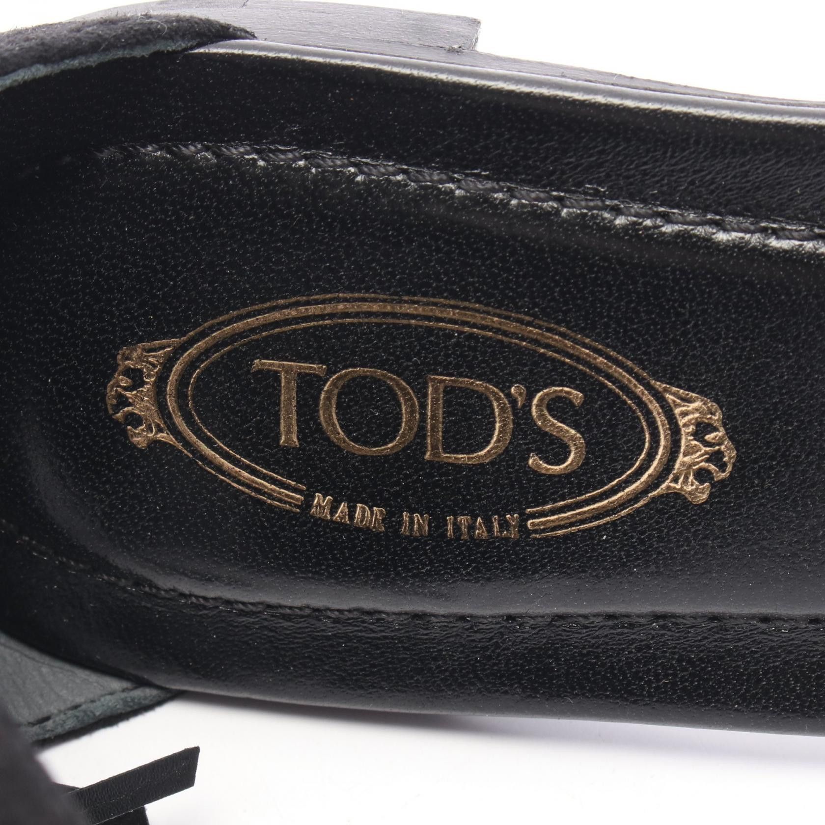Tod's Tod's TOD'S Fringe Suede Sandals Leather Shoes DUTY FREE for USA Size ONE SIZE - 5 Thumbnail