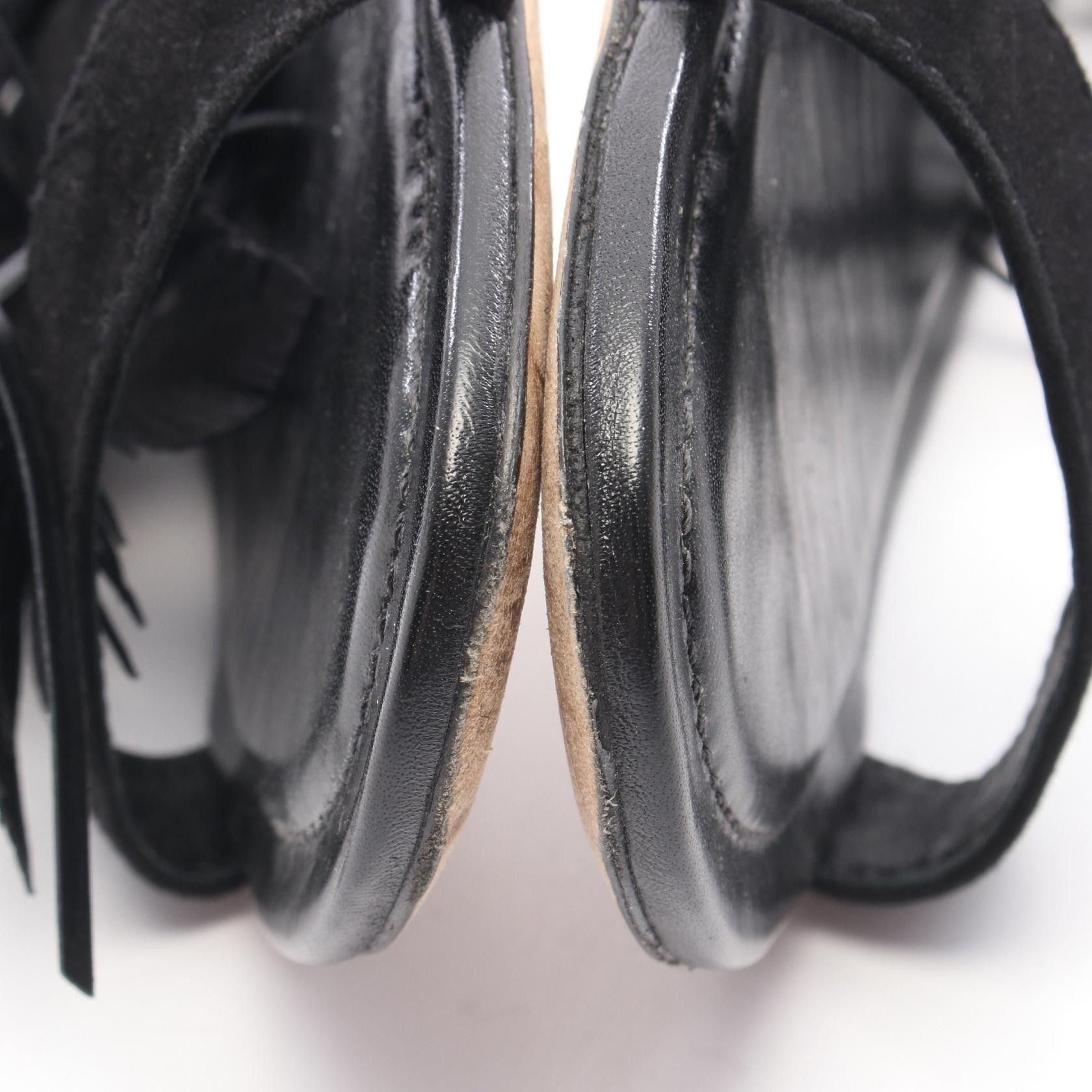 Tod's Tod's TOD'S Fringe Suede Sandals Leather Shoes DUTY FREE for USA Size ONE SIZE - 9 Thumbnail
