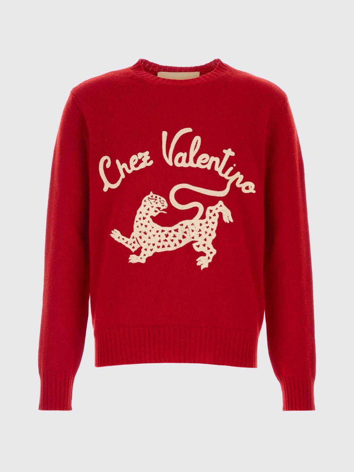 Valentino Valentino Sweater Men Red Size US M / EU 48-50 / 2 - 2 Thumbnail