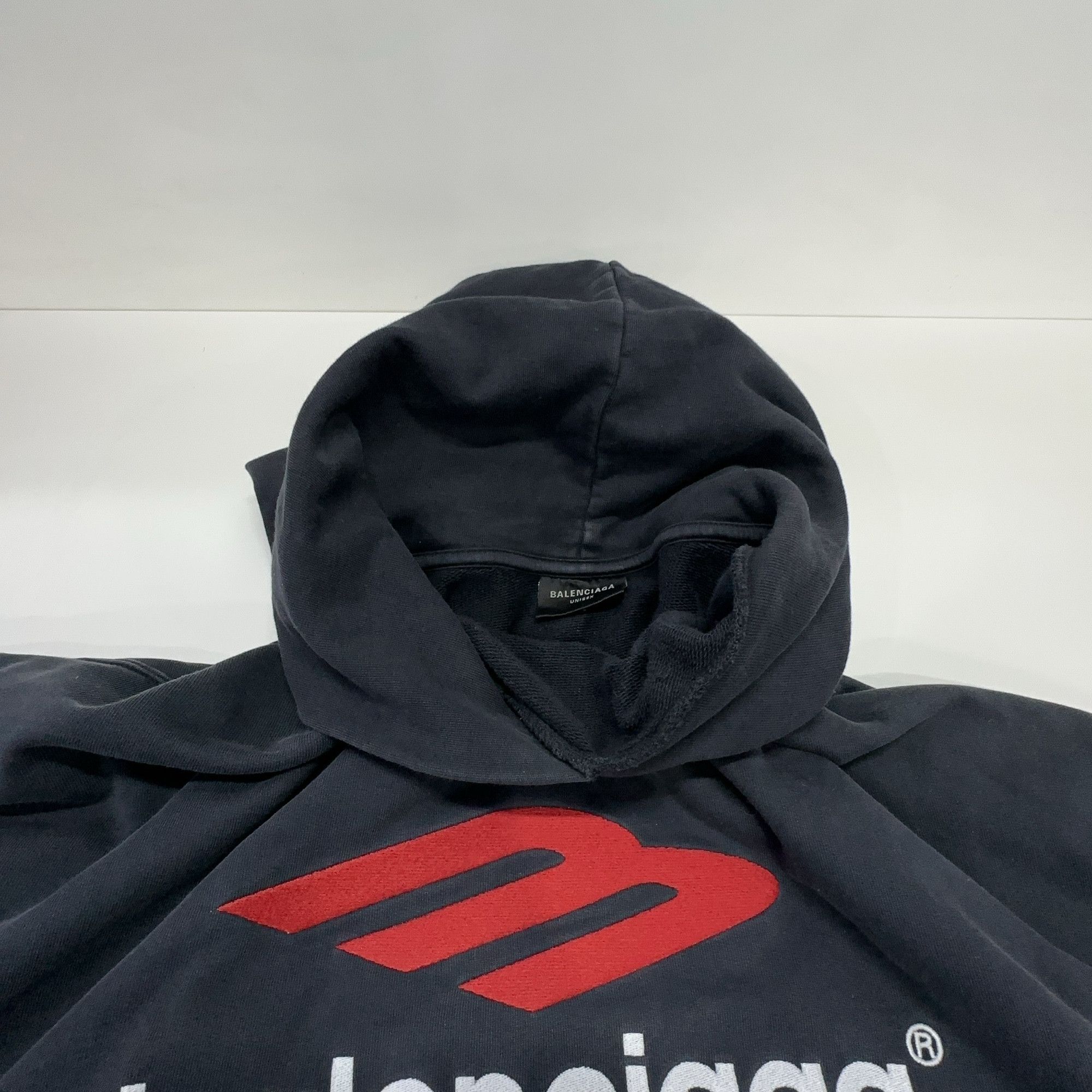 Balenciaga Balenciaga Logo Print Hoodie Size 1 Size US S / EU 44-46 / 1 - 7 Thumbnail