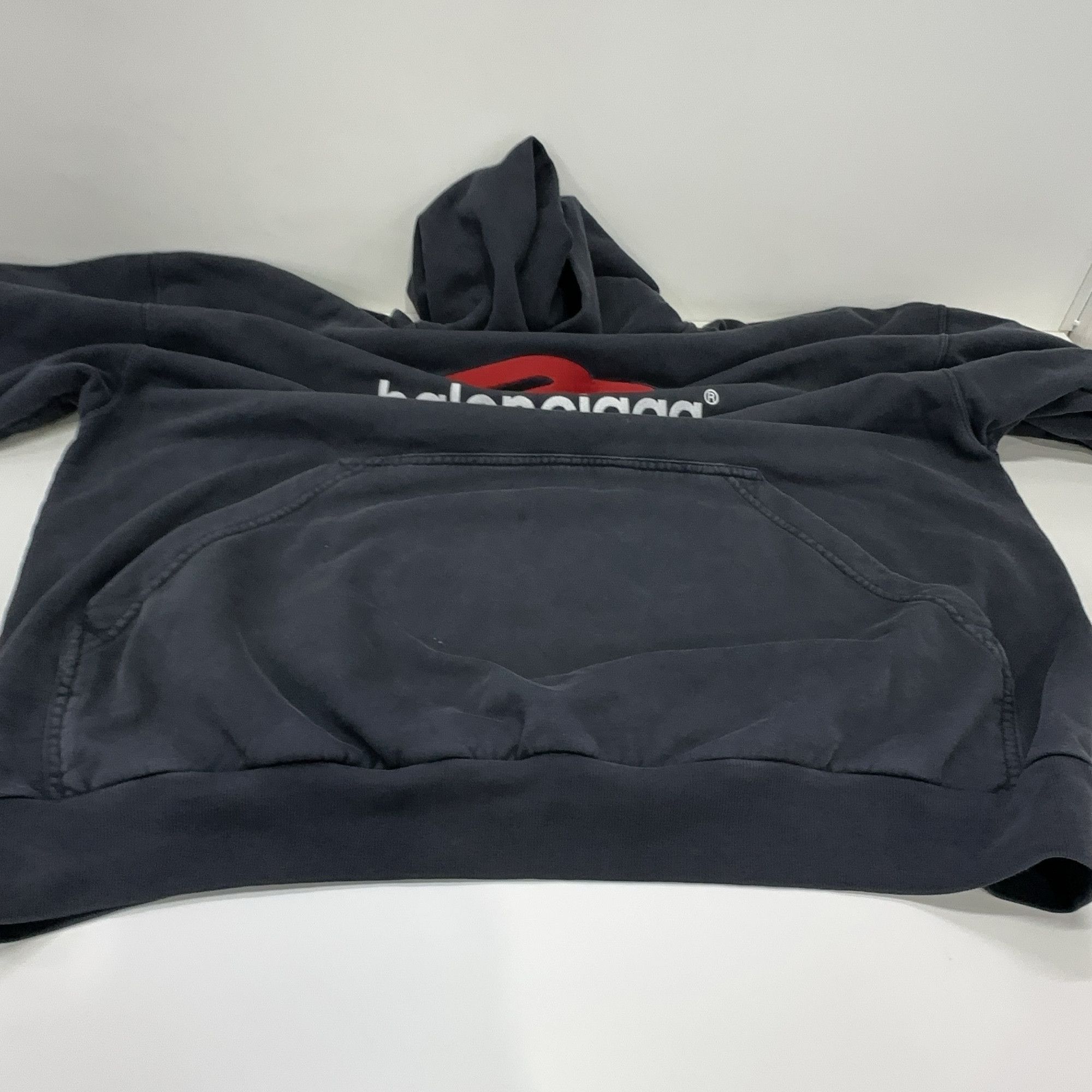 Balenciaga Balenciaga Logo Print Hoodie Size 1 Size US S / EU 44-46 / 1 - 9 Thumbnail