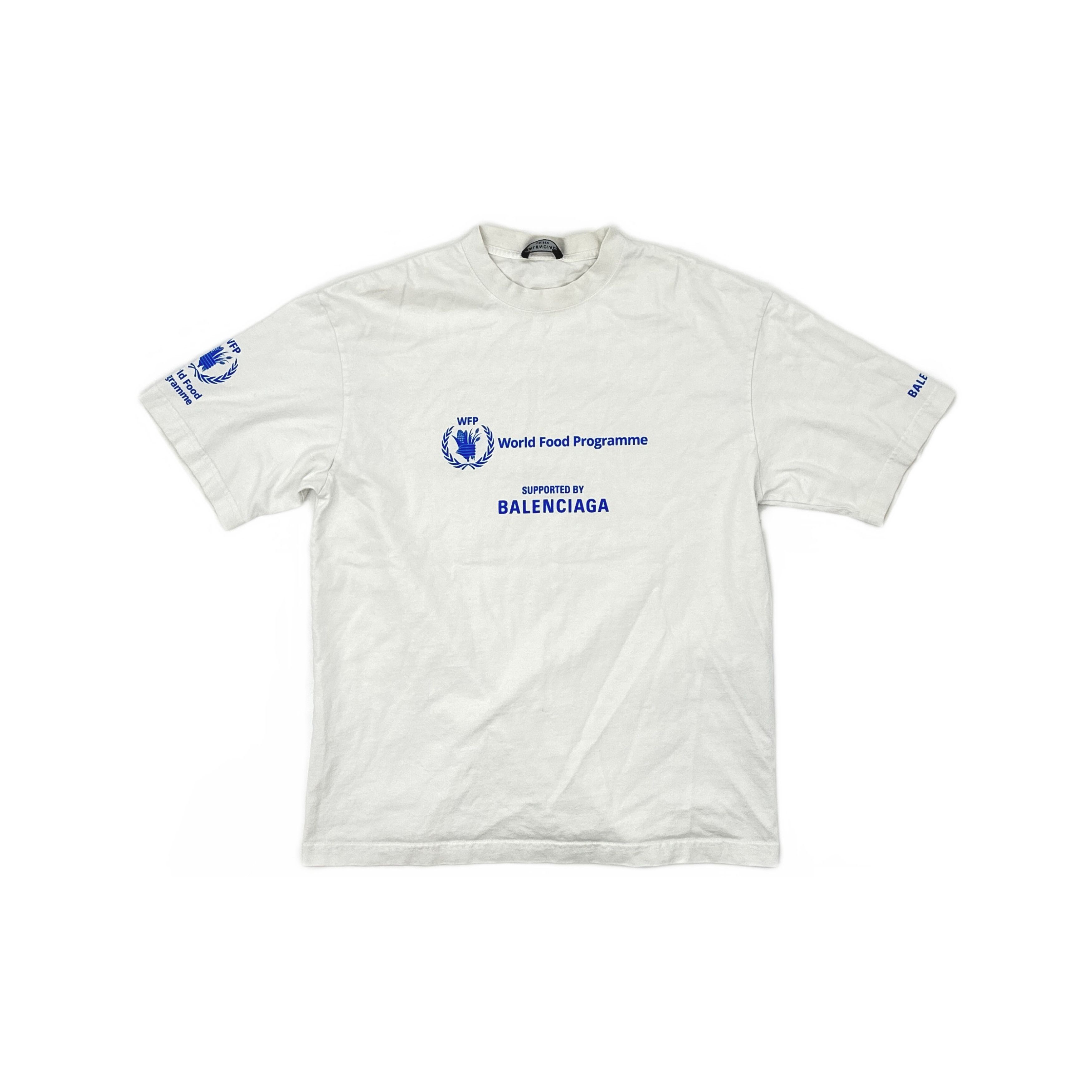 Balenciaga Balenciaga WFP Logo Graphic T-Shirt XS Size XS / US 0-2 / IT 36-38 - 2 Thumbnail