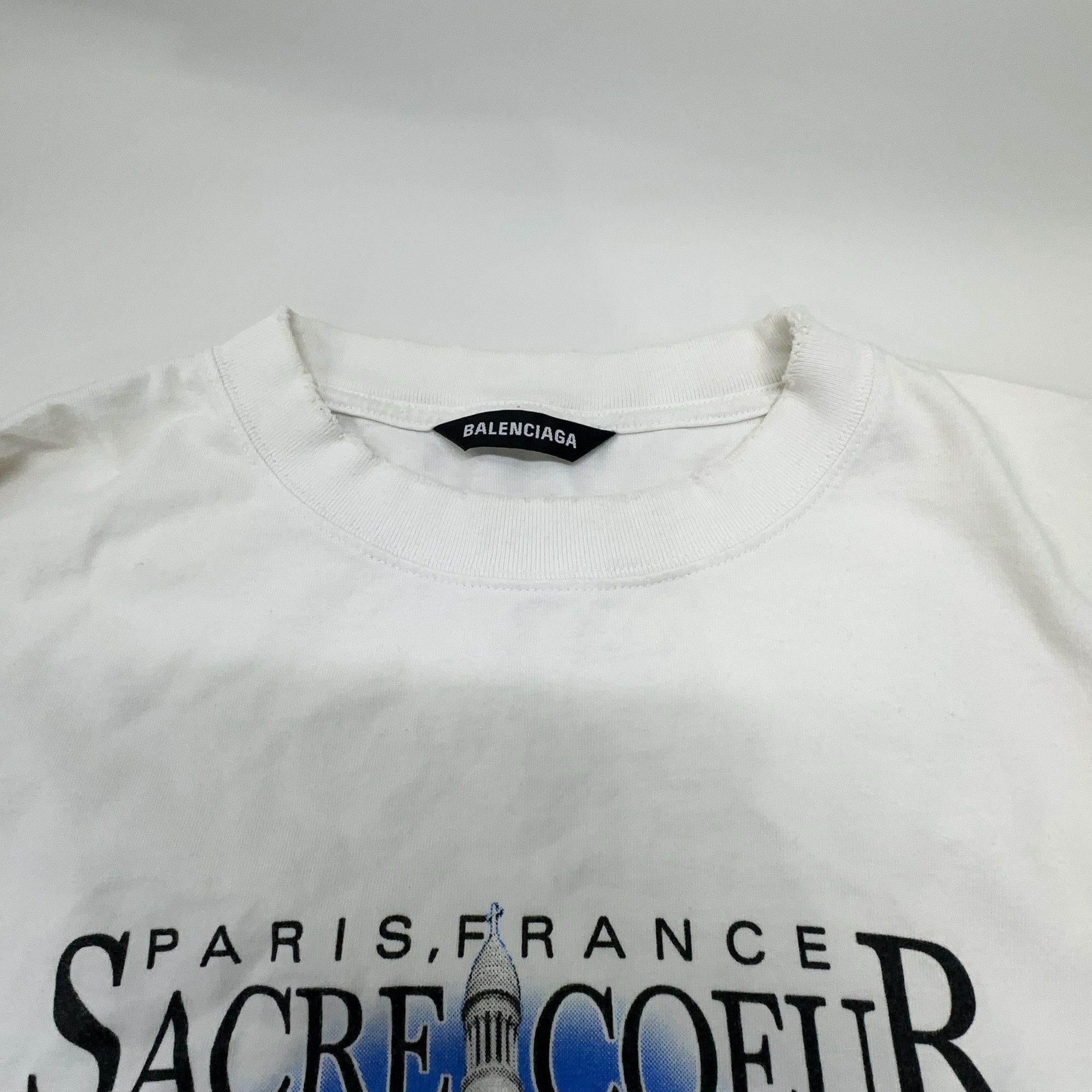 Balenciaga Balenciaga Sacre Coeur Graphic T-Shirt M Size US M / EU 48-50 / 2 - 7 Thumbnail