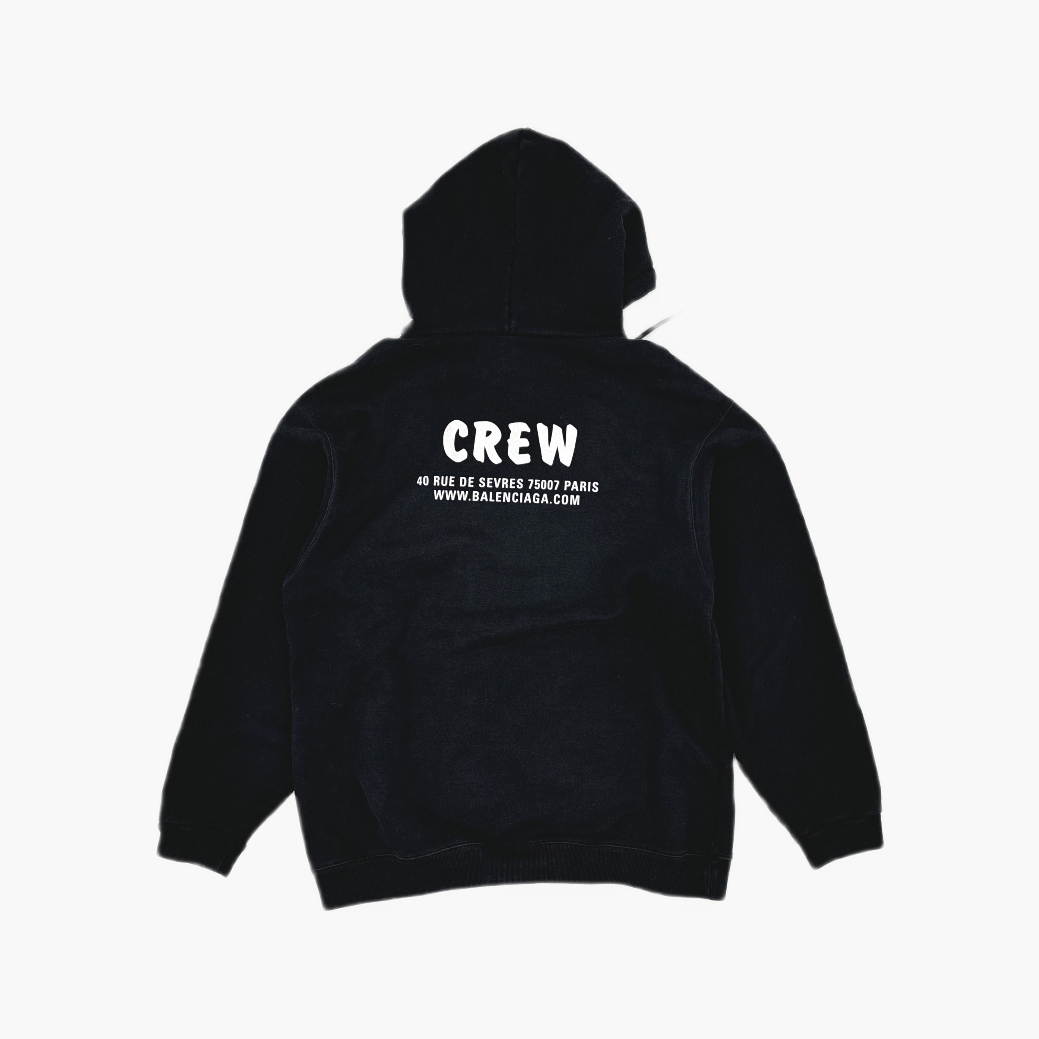 Balenciaga Balenciaga Crew Logo Print Hoodie Size M Size US M / EU 48-50 / 2 - 3 Thumbnail