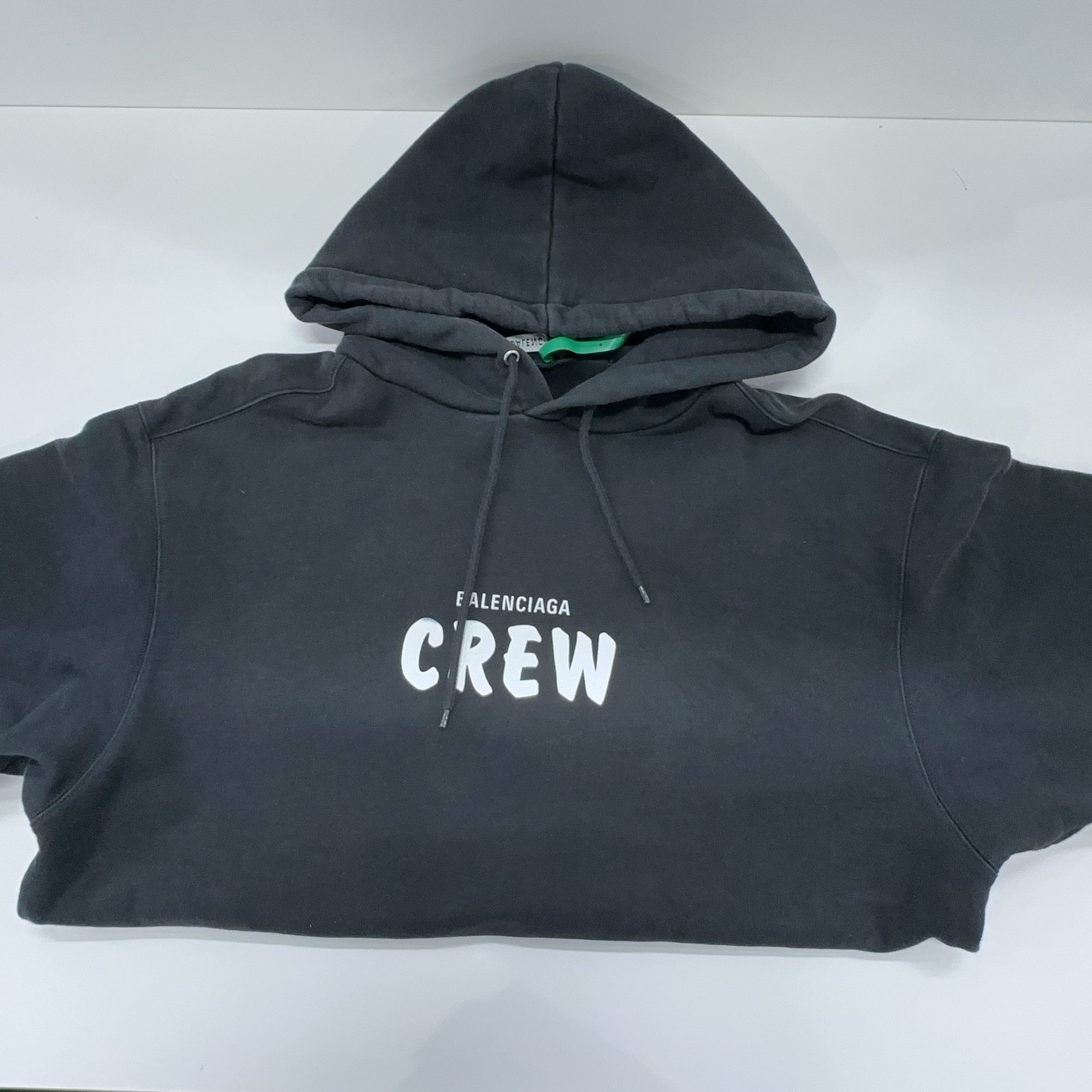 Balenciaga Balenciaga Crew Logo Print Hoodie Size M Size US M / EU 48-50 / 2 - 7 Thumbnail