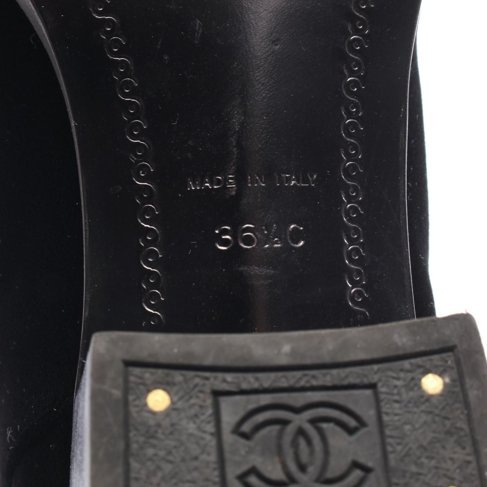 Chanel Chanel Chanel Coco Mark Fabric Boots Textile Shoes G37985 DUTY FREE for USA Size ONE SIZE - 6 Thumbnail