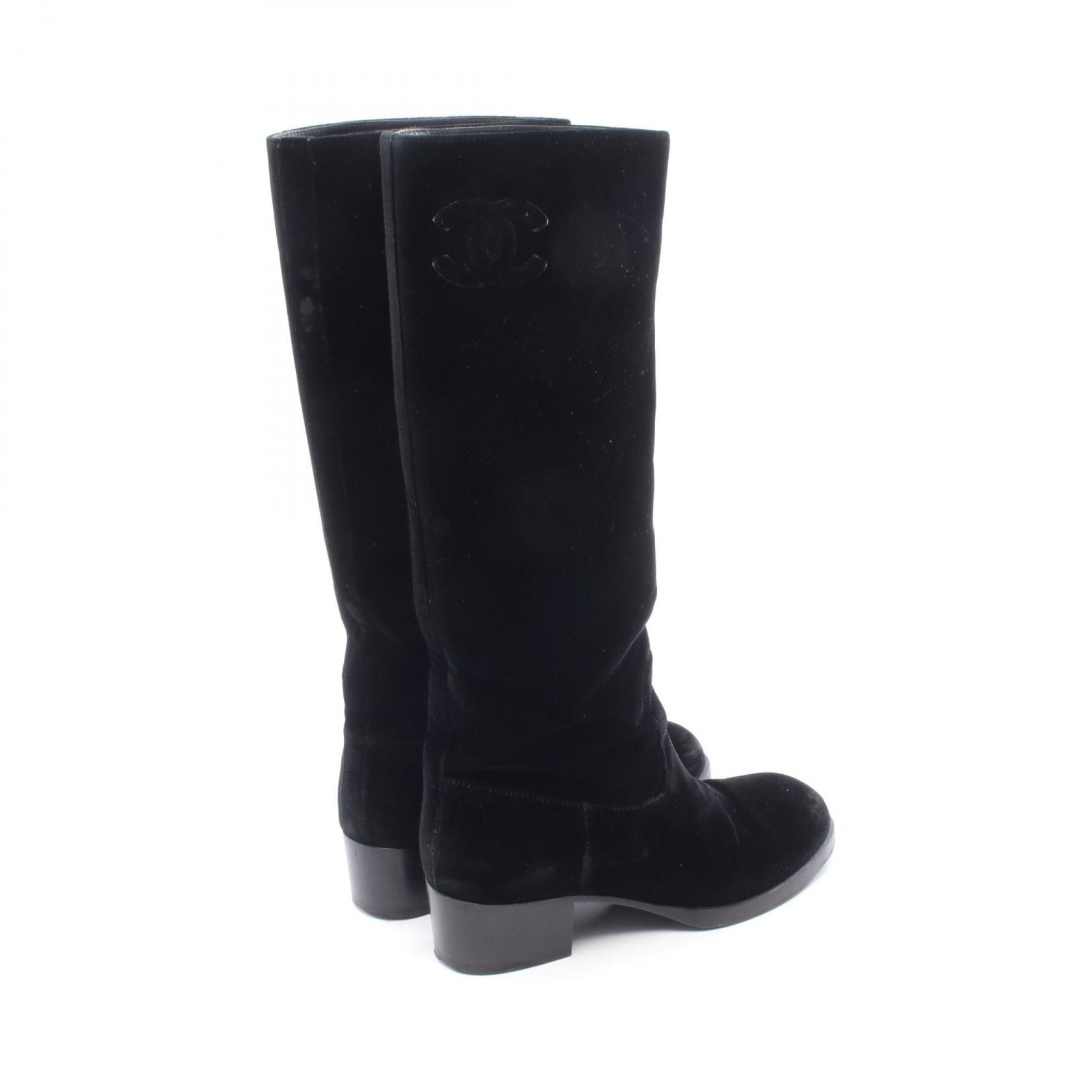 Chanel Chanel Chanel Coco Mark Fabric Boots Textile Shoes G37985 DUTY FREE for USA Size ONE SIZE - 2 Thumbnail