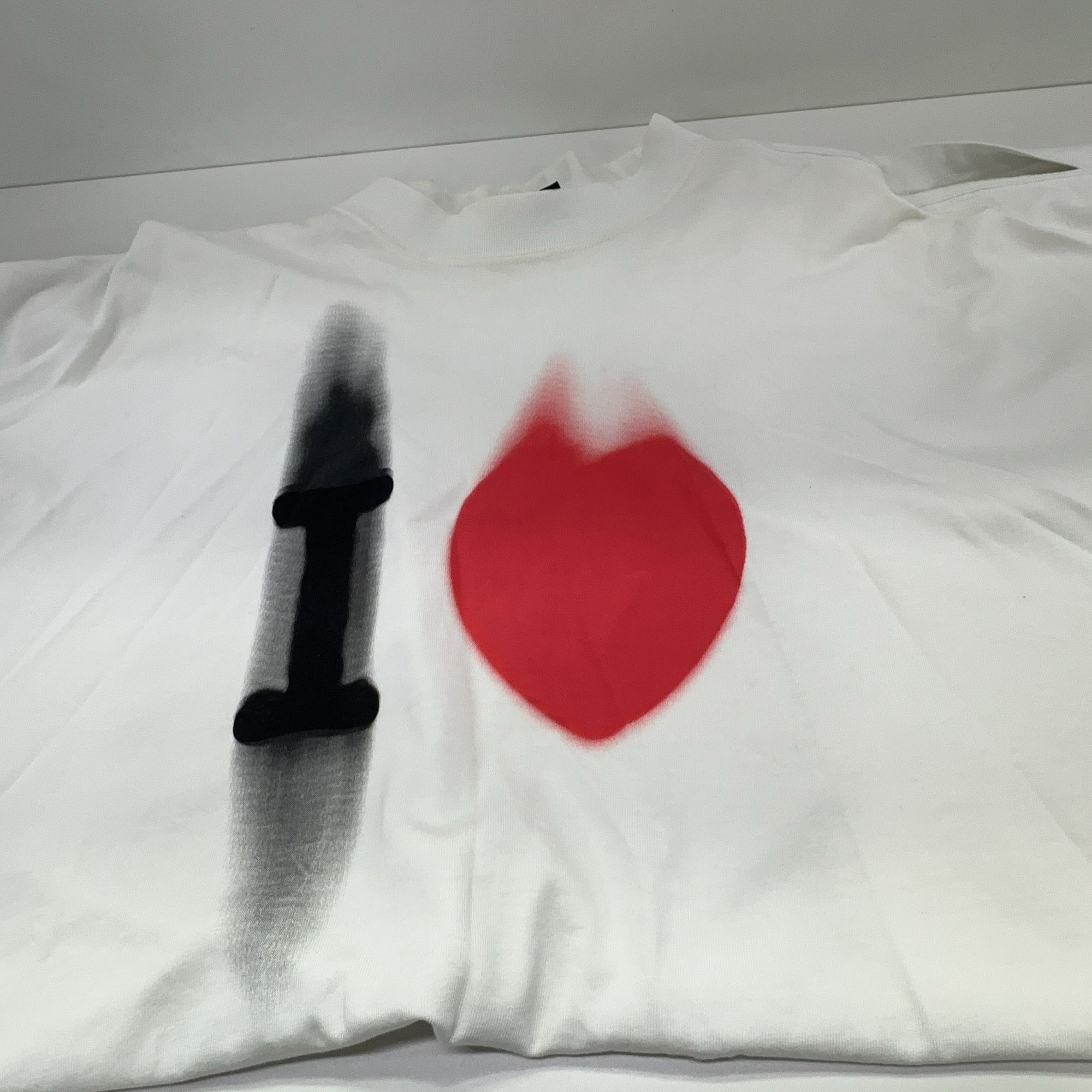 Balenciaga Balenciaga SS23 Heart Print T-Shirt M Size US M / EU 48-50 / 2 - 8 Thumbnail