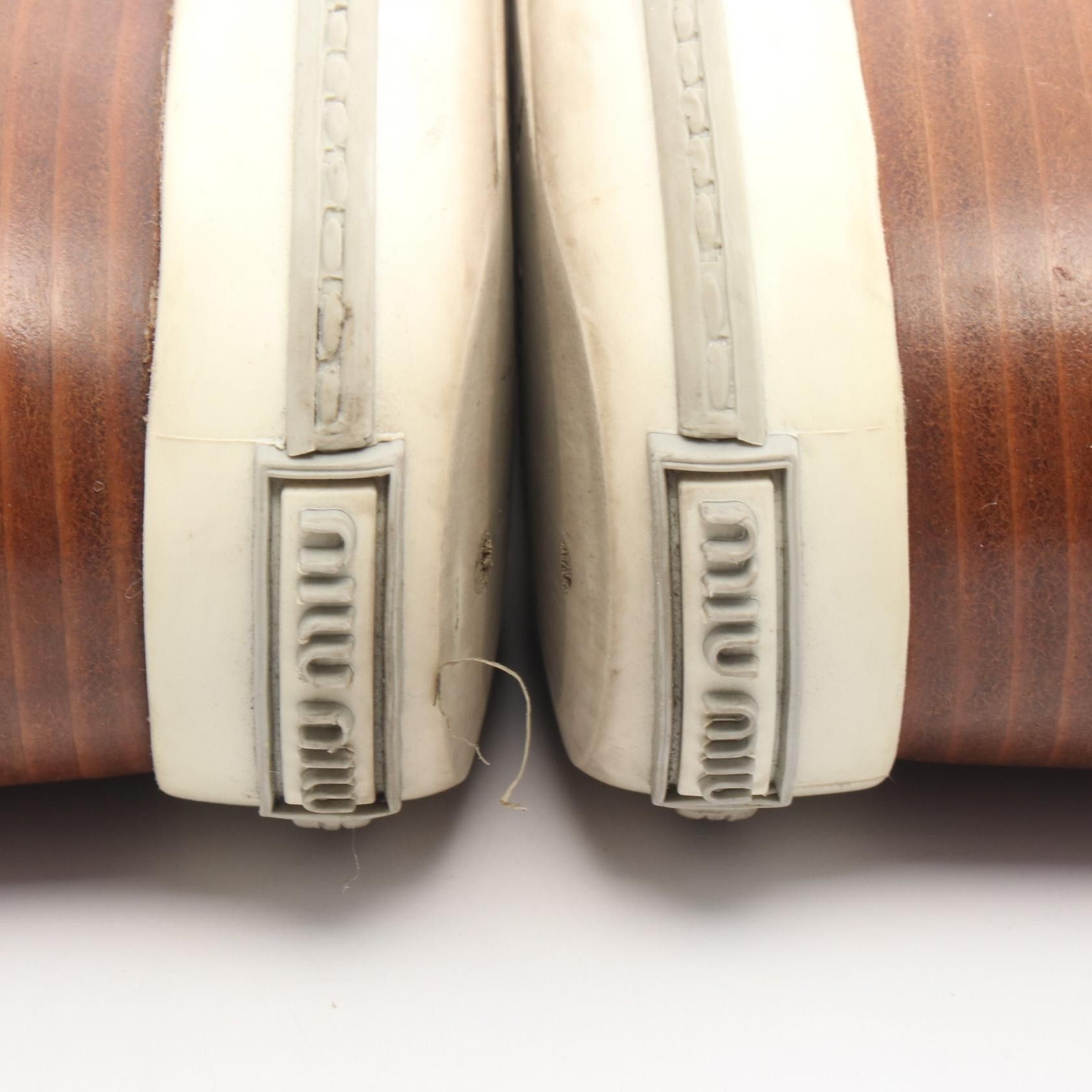 Miu Miu Miu Miu Miu Miu Denim Sneakers Textile Shoes DUTY FREE for USA Size ONE SIZE - 7 Thumbnail
