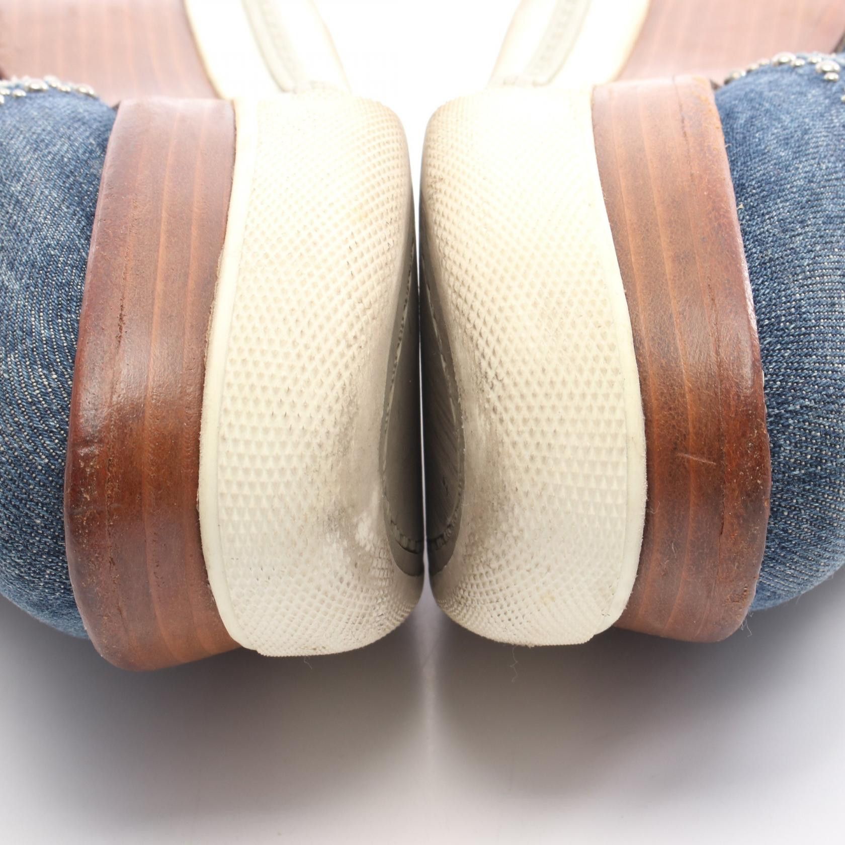 Miu Miu Miu Miu Miu Miu Denim Sneakers Textile Shoes DUTY FREE for USA Size ONE SIZE - 8 Thumbnail