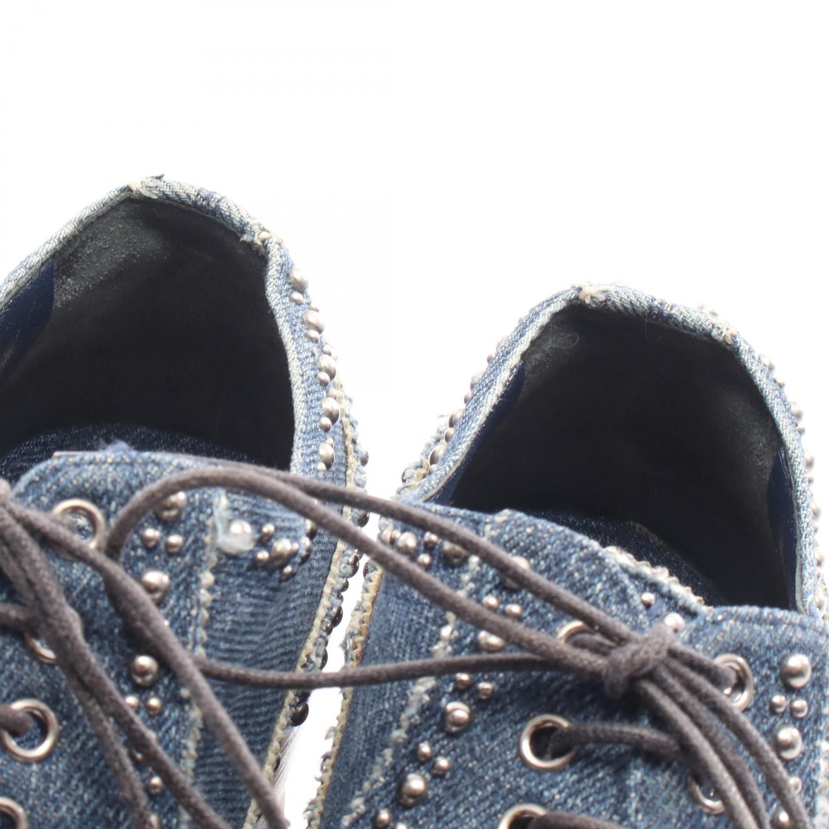 Miu Miu Miu Miu Miu Miu Denim Sneakers Textile Shoes DUTY FREE for USA Size ONE SIZE - 9 Thumbnail