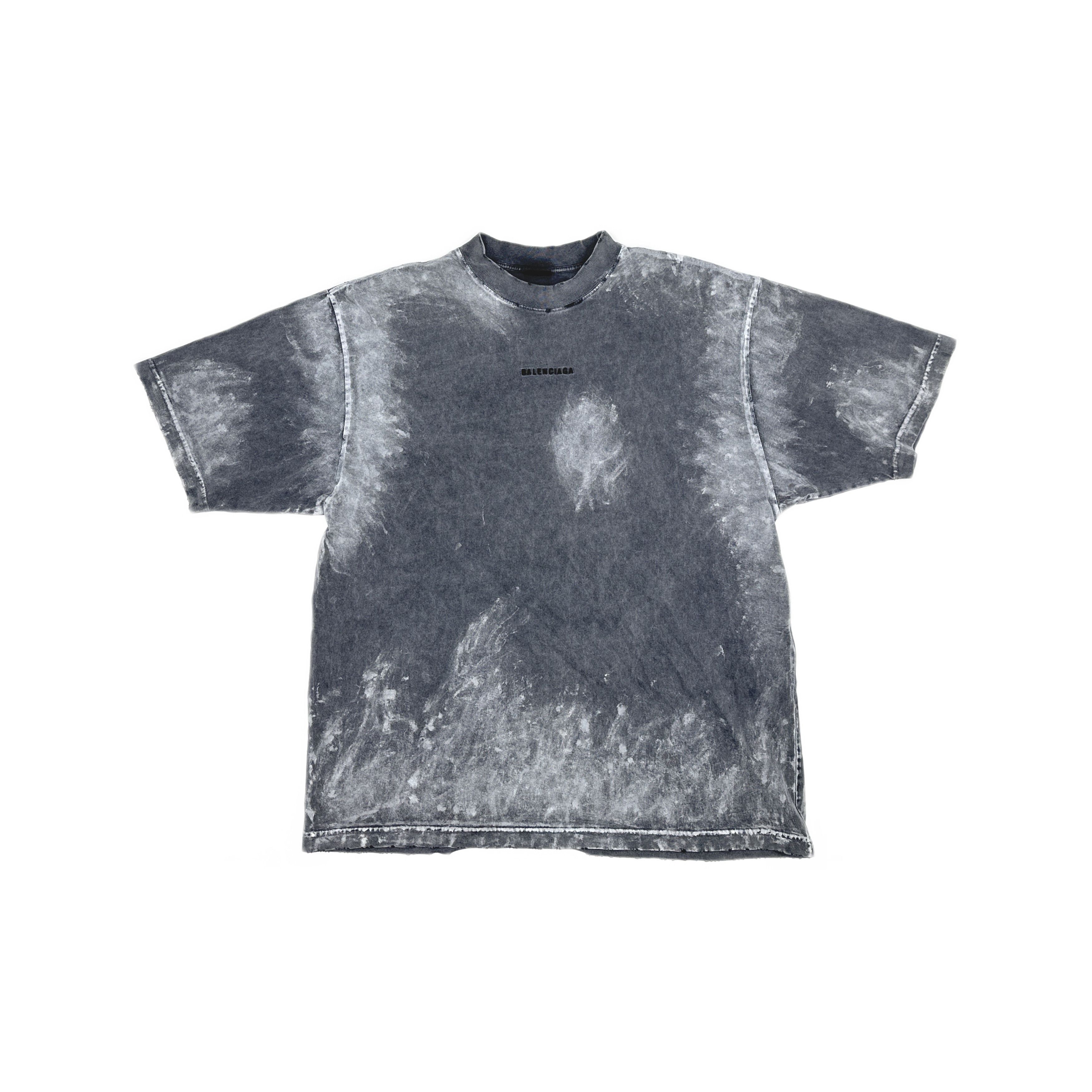 Balenciaga Balenciaga Faded Logo Embroidery T-Shirt Size L Size US L / EU 52-54 / 3 - 2 Thumbnail