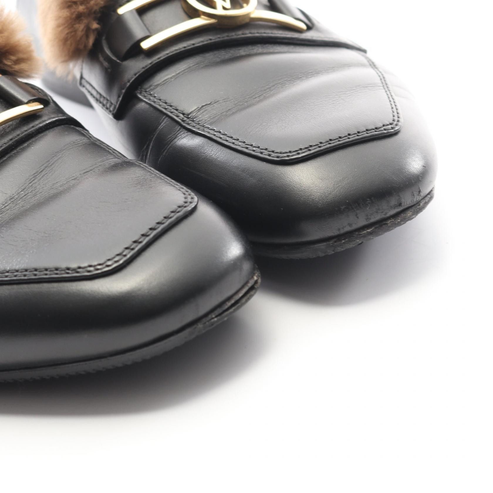 Louis Vuitton Louis Vuitton Louis Vuitton Leather Loafers Leather Shoes DUTY FREE for USA Size ONE SIZE - 8 Thumbnail