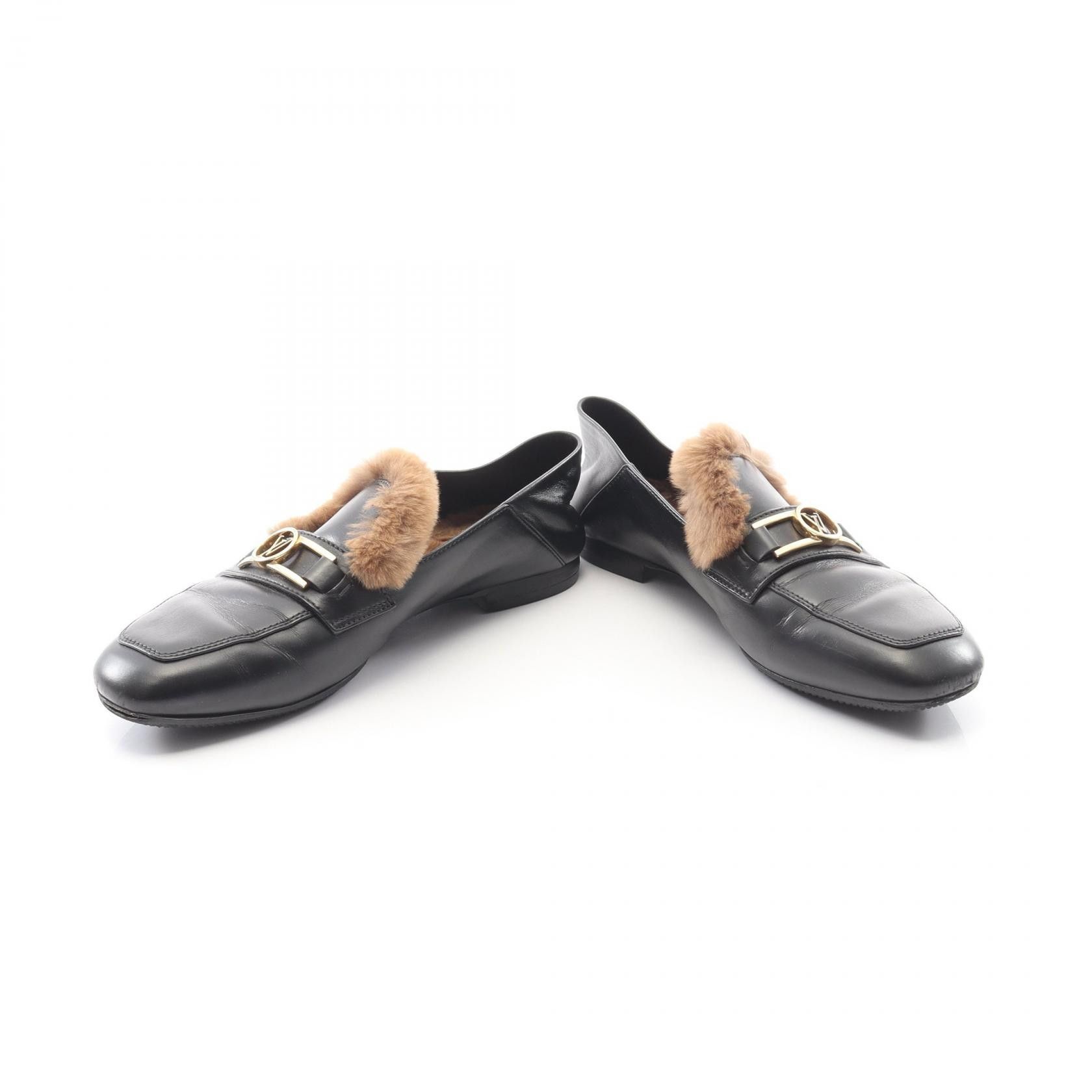 Louis Vuitton Louis Vuitton Louis Vuitton Leather Loafers Leather Shoes DUTY FREE for USA Size ONE SIZE - 3 Thumbnail