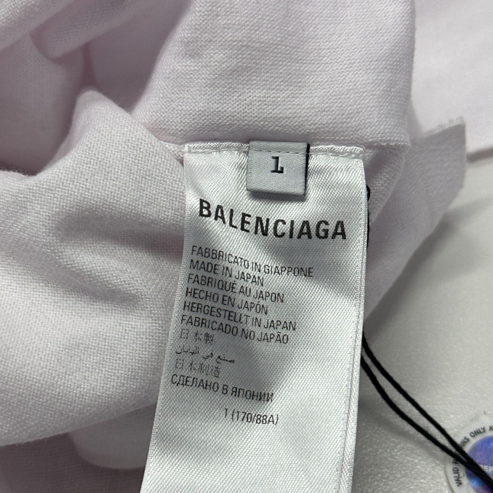 Balenciaga Balenciaga Logo Print T-Shirt US S Size US S / EU 44-46 / 1 - 6 Thumbnail