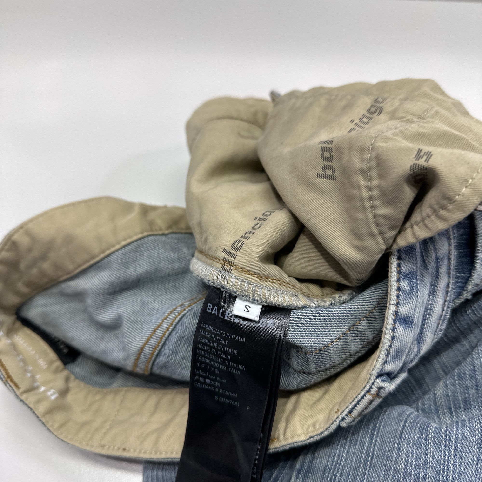 Balenciaga Balenciaga Red Logo Distressed Denim Jeans S Size US 30 / EU 46 - 5 Thumbnail