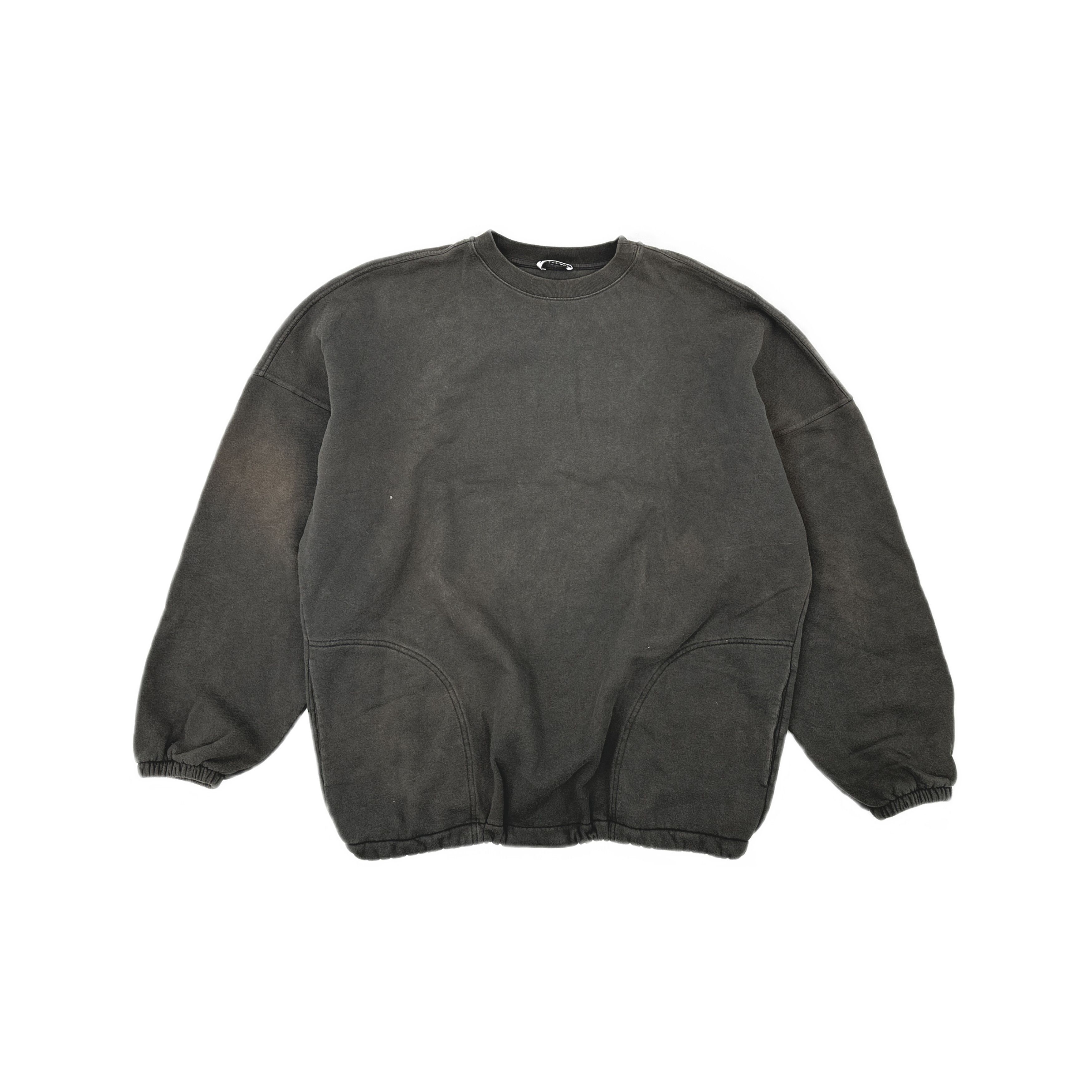 Balenciaga Balenciaga Washed Logo Sweatshirt Size M Size US M / EU 48-50 / 2 - 2 Thumbnail