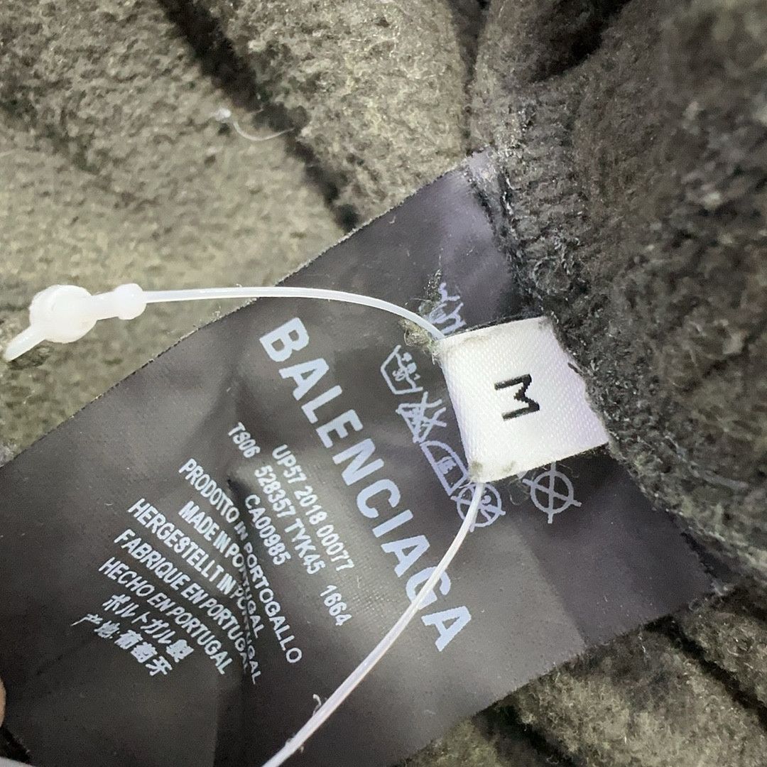 Balenciaga Balenciaga Washed Logo Sweatshirt Size M Size US M / EU 48-50 / 2 - 5 Thumbnail