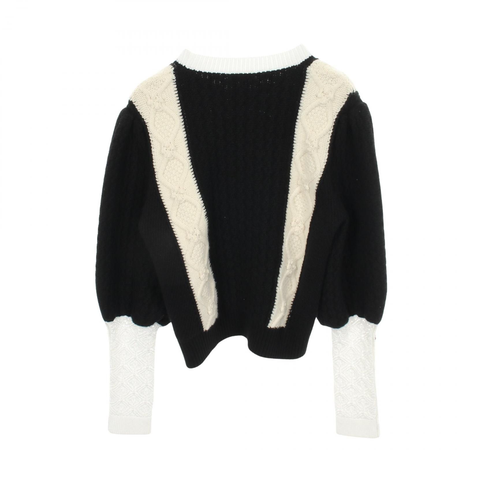 Chanel Chanel Chanel Coco Mark Wool Cashmere Top Textile Tops P70976K10191 DUTY FREE for USA Size ONE SIZE - 2 Thumbnail