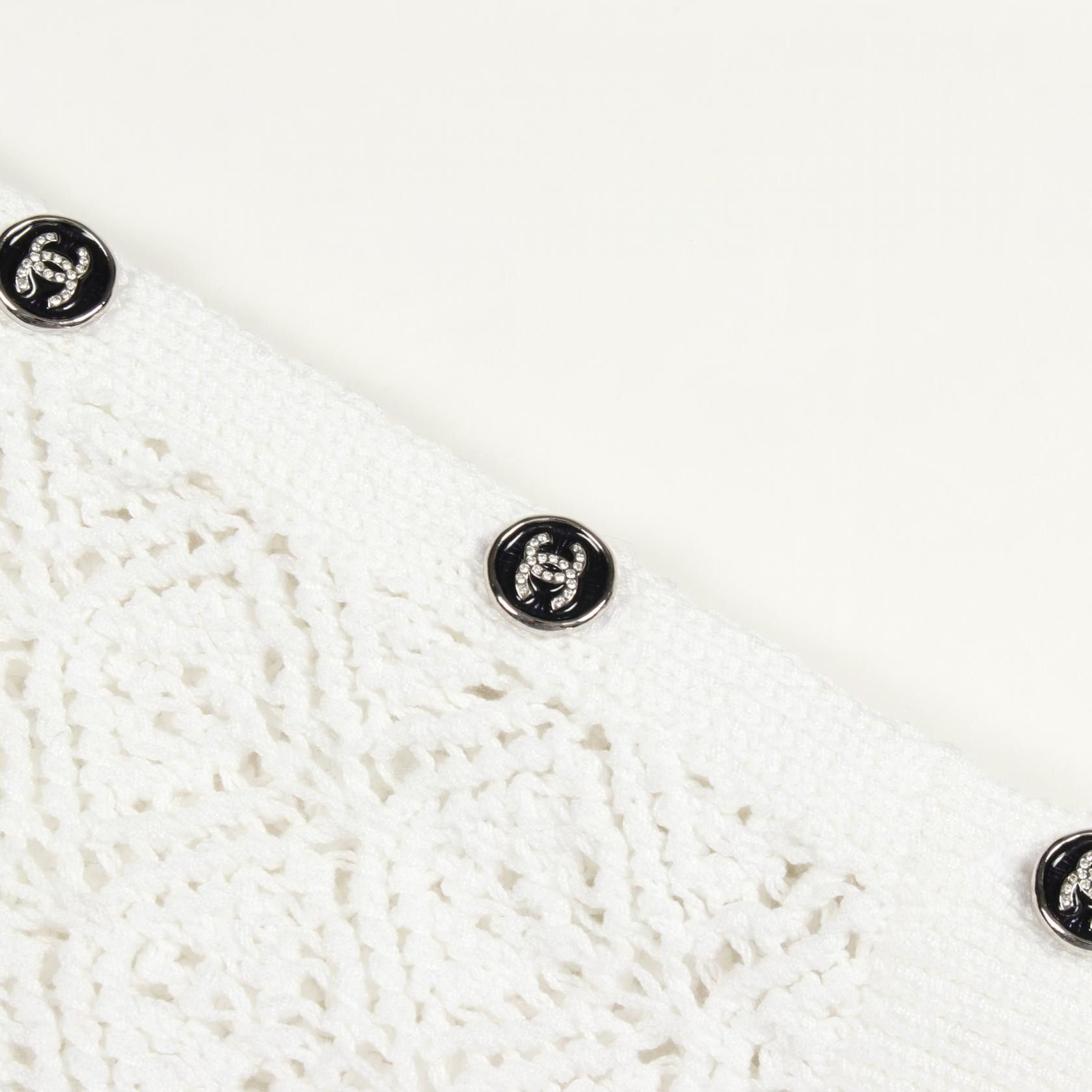 Chanel Chanel Chanel Coco Mark Wool Cashmere Top Textile Tops P70976K10191 DUTY FREE for USA Size ONE SIZE - 7 Thumbnail