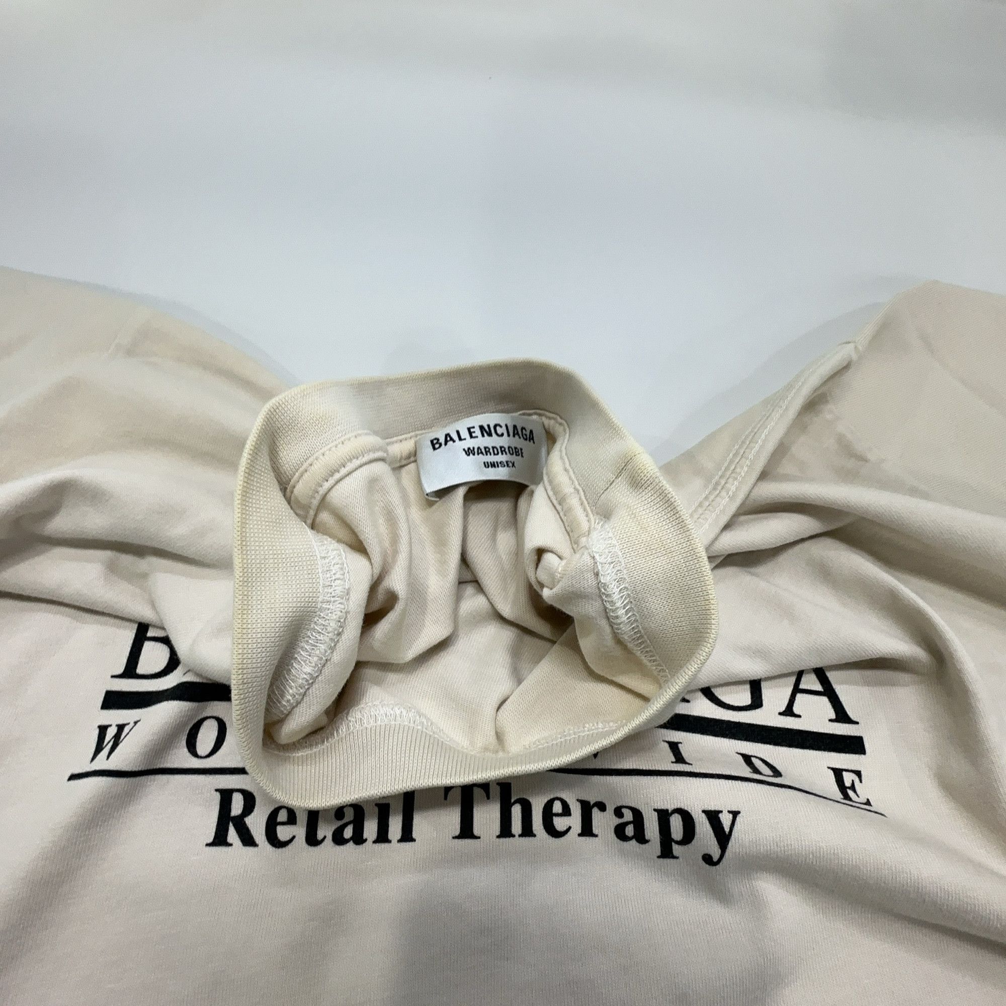 Balenciaga Balenciaga Retail Therapy Graphic T-Shirt S Size S / US 4 / IT 40 - 6 Thumbnail