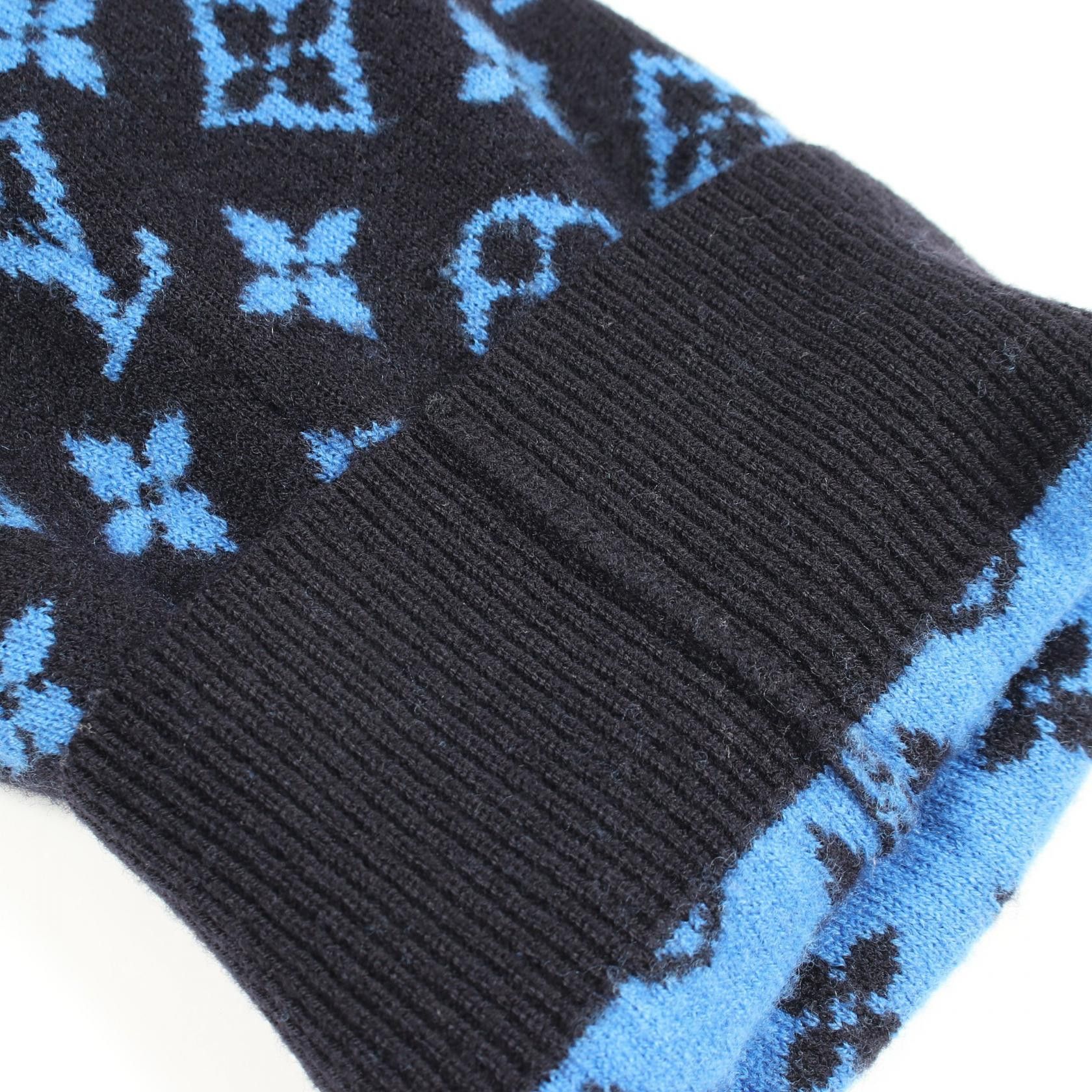 Louis Vuitton Louis Vuitton Louis Vuitton Monogram Sleeve Wool Cashmere Knitwear Textile Tops RM231Q R93 HON42W DUTY FREE for USA Size ONE SIZE - 7 Thumbnail