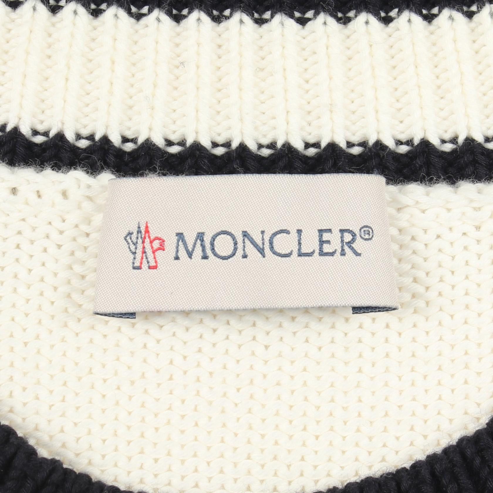 Moncler Moncler Moncler Cotton Knit Top Textile Tops 9C00002 DUTY FREE for USA Size ONE SIZE - 3 Thumbnail
