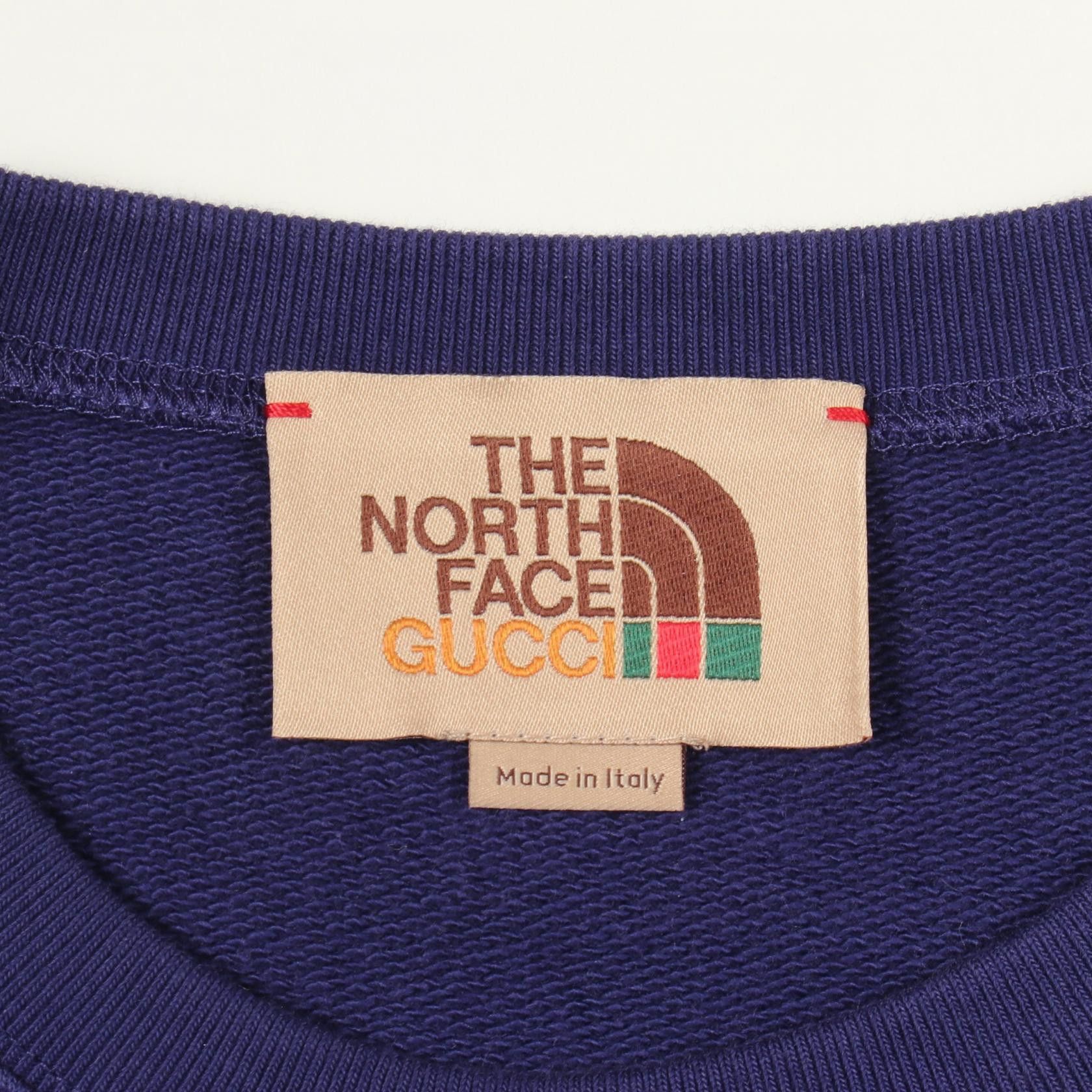 Gucci Gucci Gucci × The North Face Cotton Sweatshirt Textile Sweatshirts & Hoodies 617964 DUTY FREE for USA Size ONE SIZE - 3 Thumbnail