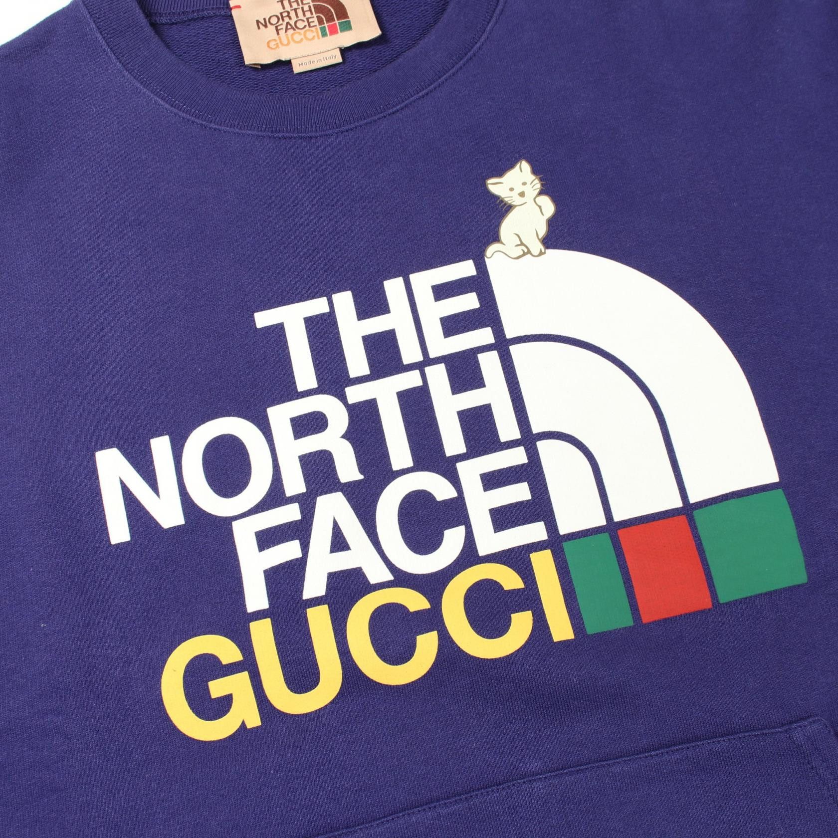 Gucci Gucci Gucci × The North Face Cotton Sweatshirt Textile Sweatshirts & Hoodies 617964 DUTY FREE for USA Size ONE SIZE - 6 Thumbnail