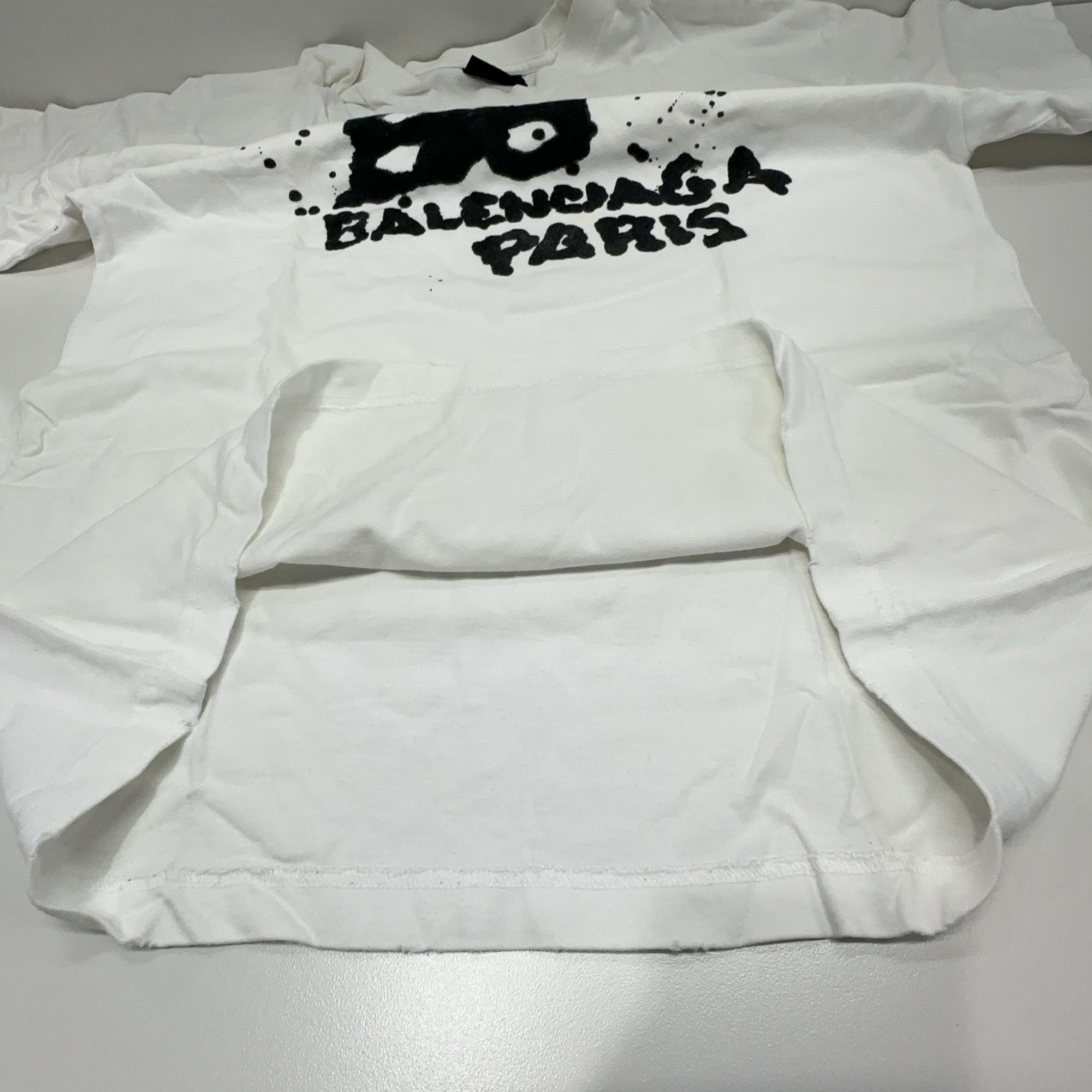 Balenciaga Balenciaga BB Logo FW22 White T-Shirt XS Size XS / US 0-2 / IT 36-38 - 10 Thumbnail