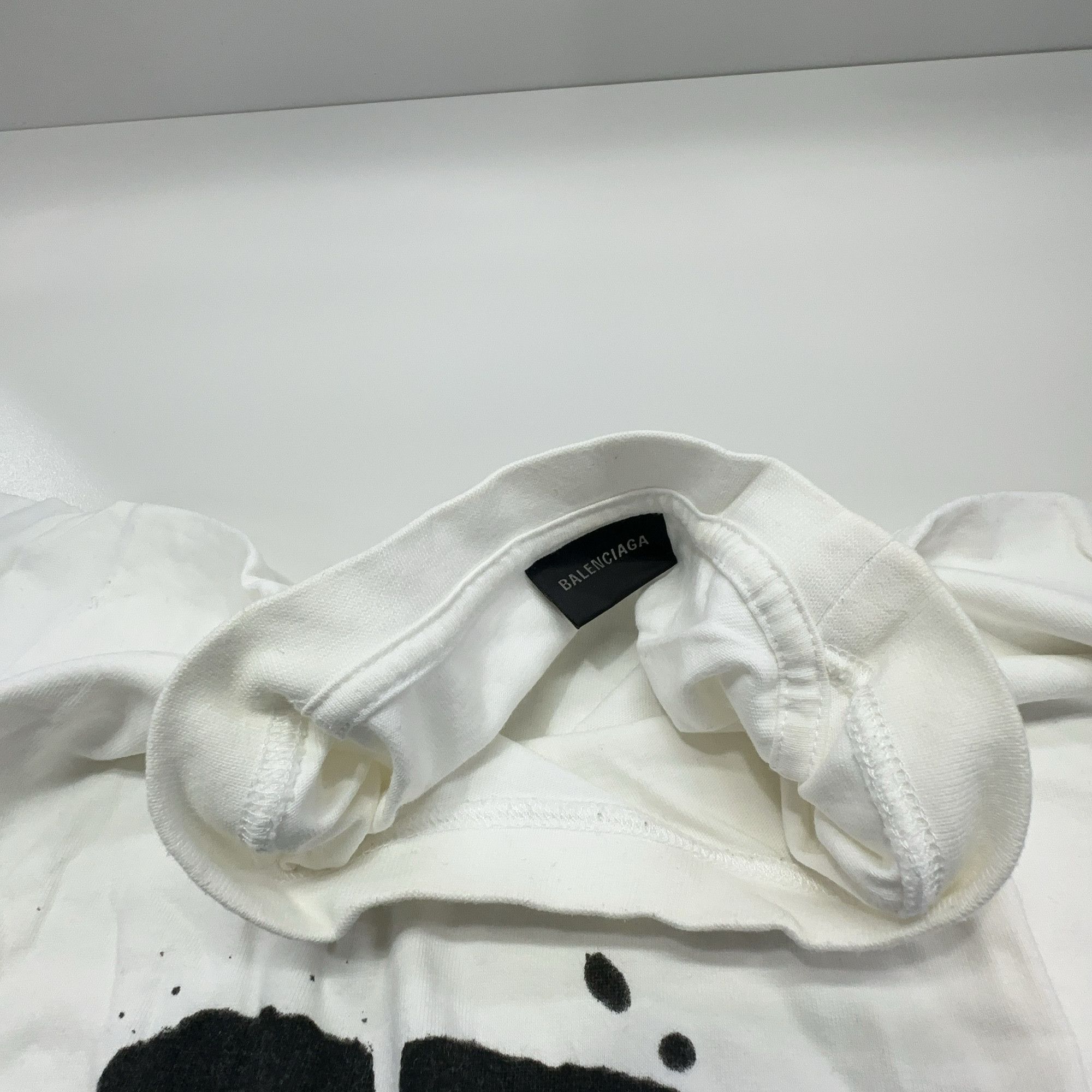 Balenciaga Balenciaga BB Logo FW22 White T-Shirt XS Size XS / US 0-2 / IT 36-38 - 7 Thumbnail