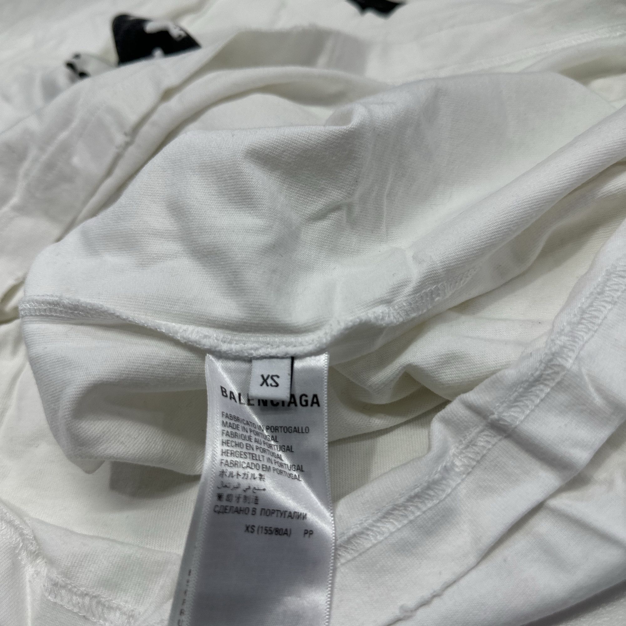Balenciaga Balenciaga BB Logo FW22 White T-Shirt XS Size XS / US 0-2 / IT 36-38 - 4 Thumbnail