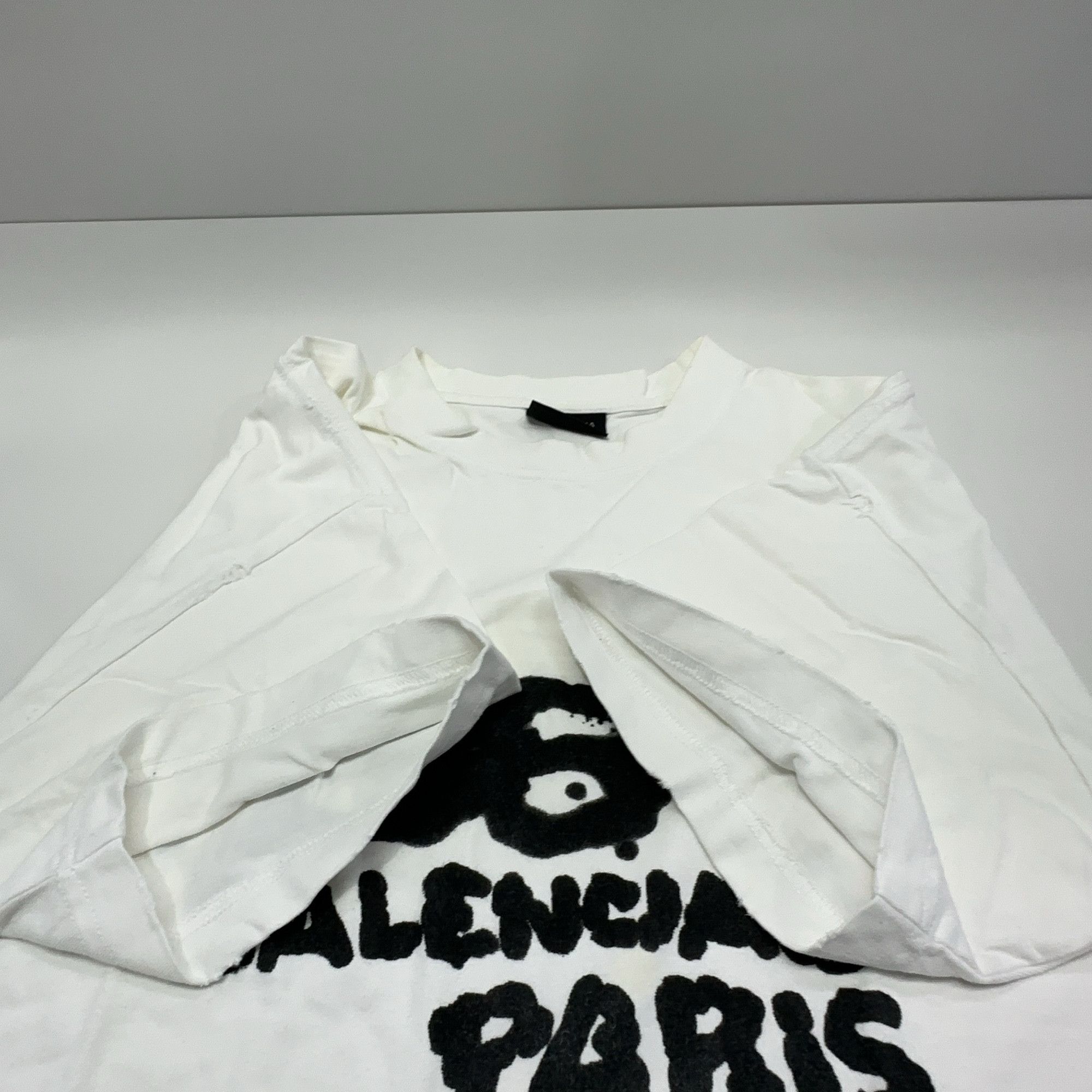 Balenciaga Balenciaga BB Logo FW22 White T-Shirt XS Size XS / US 0-2 / IT 36-38 - 11 Thumbnail