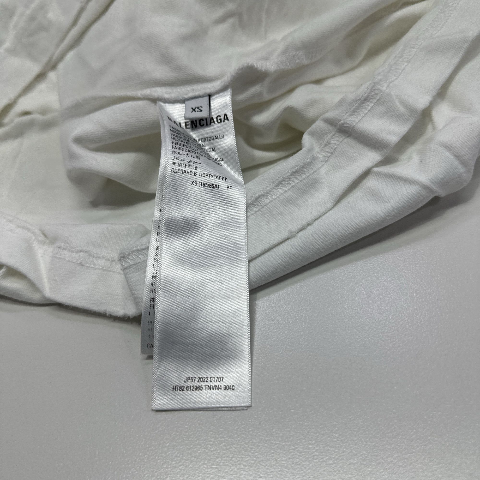 Balenciaga Balenciaga BB Logo FW22 White T-Shirt XS Size XS / US 0-2 / IT 36-38 - 5 Thumbnail