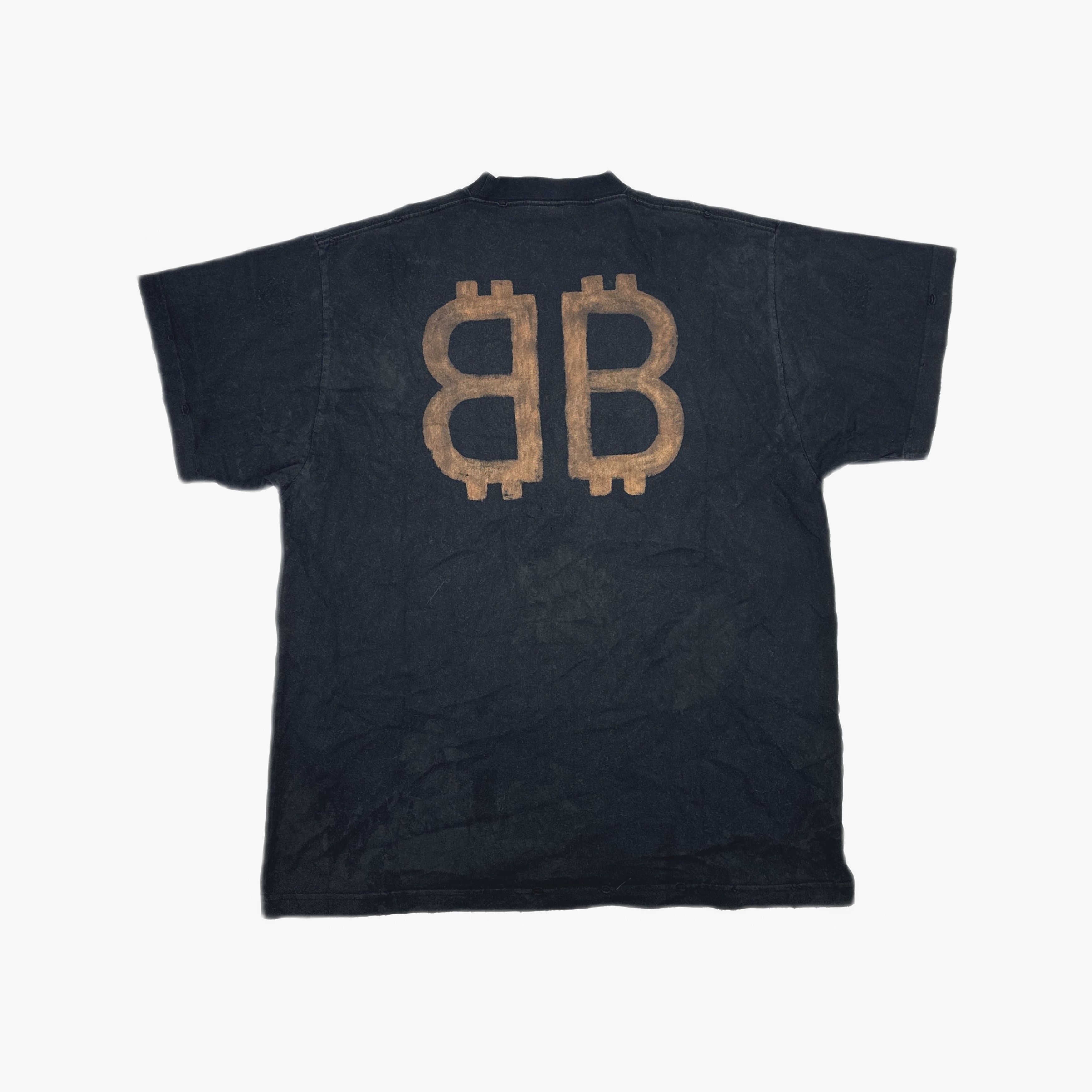 Balenciaga Balenciaga Bitcoin Logo Print T-Shirt Size 3 Size US L / EU 52-54 / 3 - 3 Thumbnail