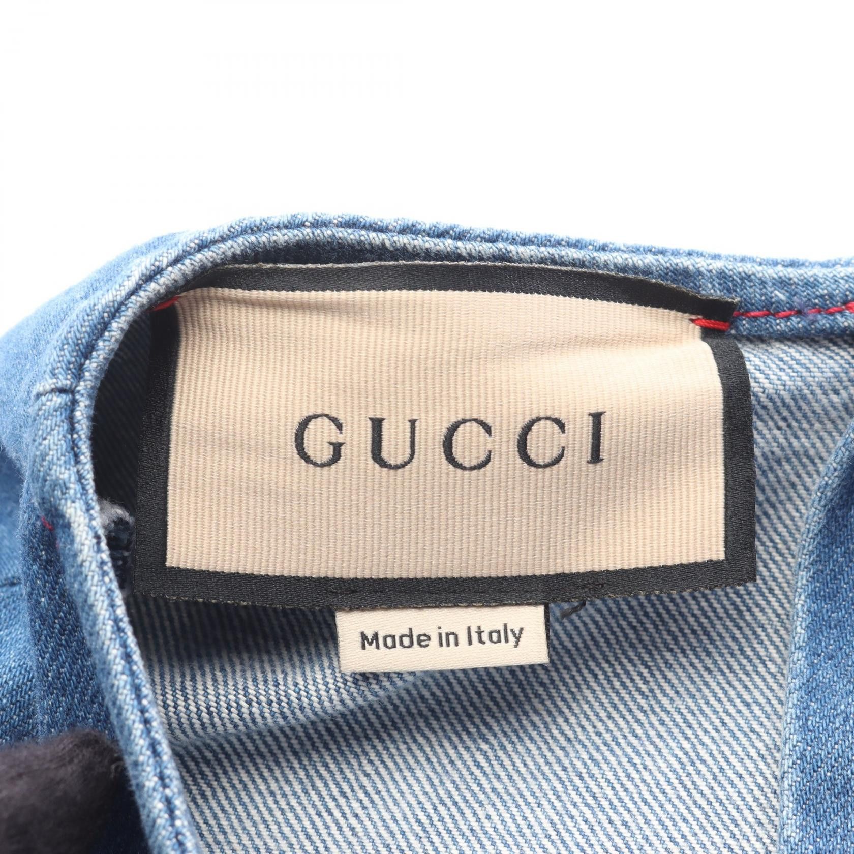 Gucci Gucci Gucci Interlocking G Button Sheerry Line Cotton Dress Textile Dresses 678827 DUTY FREE for USA Size ONE SIZE - 3 Thumbnail
